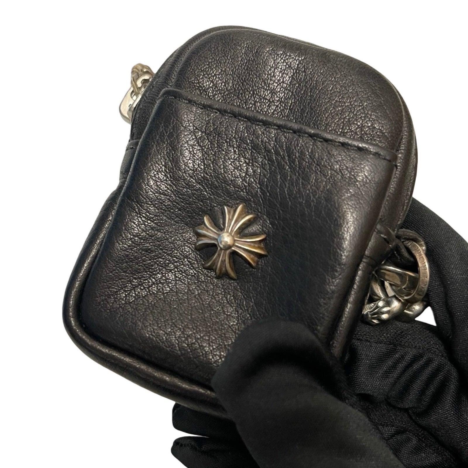 CHROME HEARTS CH Plus TAKA Micro Leather Air Pods Case