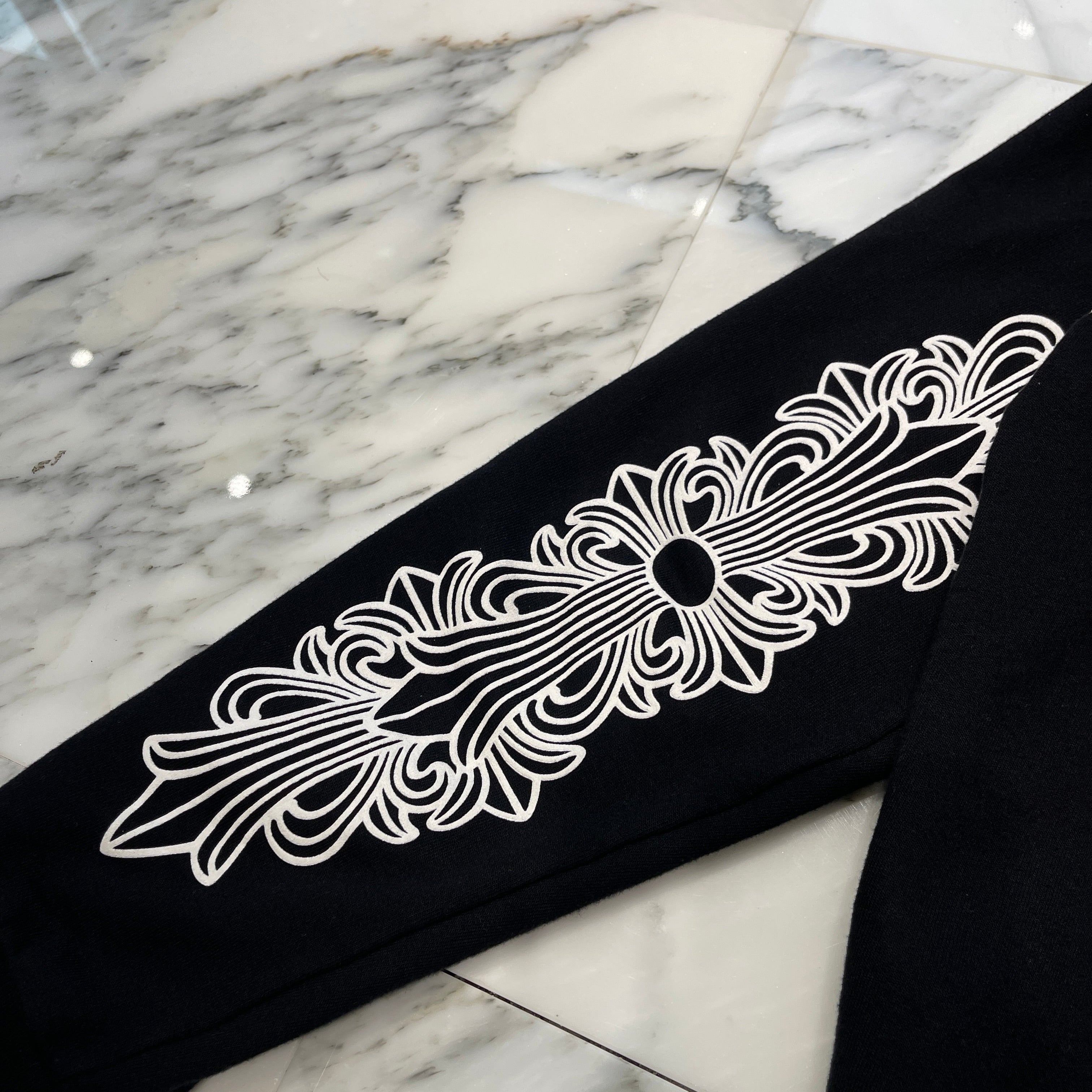 CHROME HEARTS × The Rolling Stones Lip & Tongue Horseshoe Zip Up Hoodie Size M クロムハ―ツ × ローリングストーンズ リップアンドタン ホースシュー ジップアップフーディー サイズM