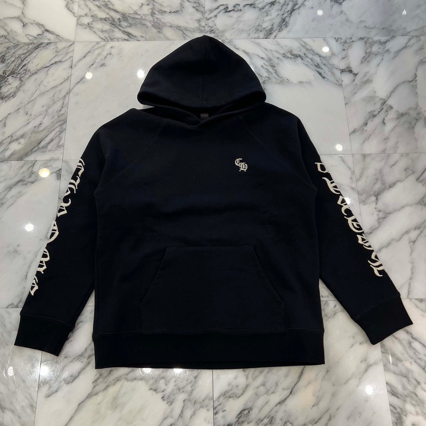 CHROME HEARTS Y NOT SLO RIDE Pullover Hoodie Size L クロムハーツ ワイノット スローライド プルオーバーフーディ パーカー サイズL