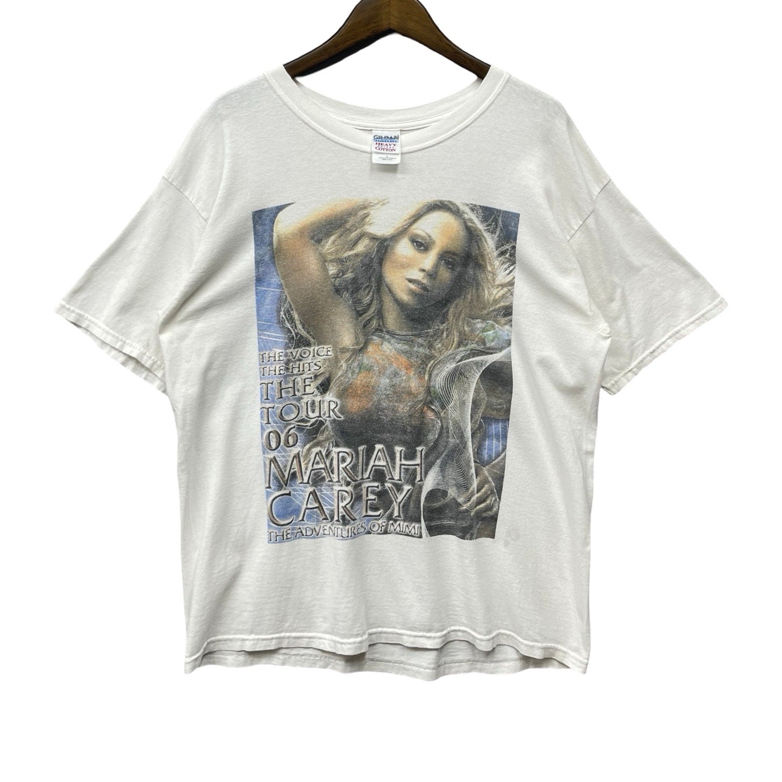 Vintage 00's Mariah Carey The Voice The Hits The Tour 2006 The Adventures Of Mimi S/S Tee Size L