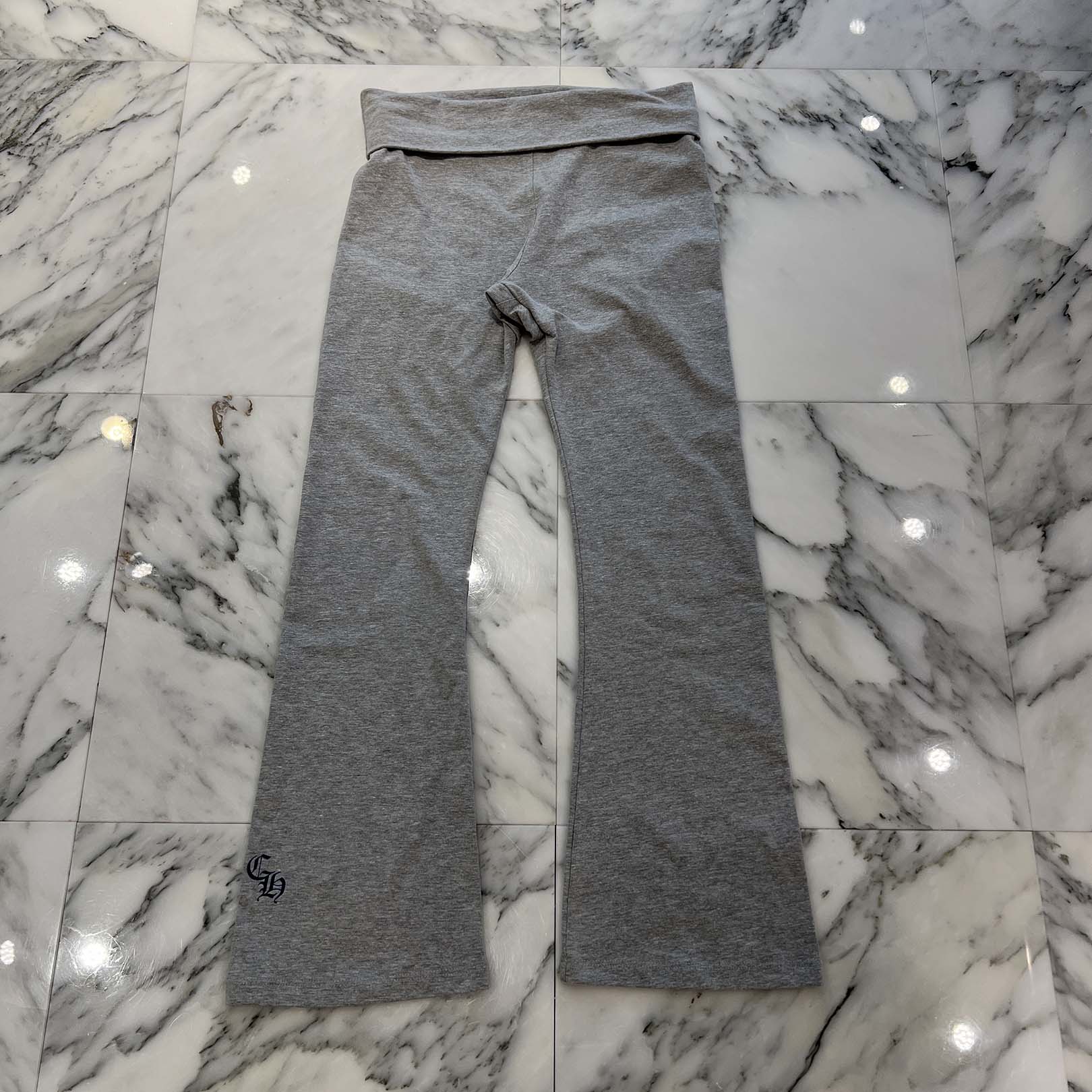 CHROME HEARTS Y NOT CH Logo Print Flared Sweat Pants Size S クロムハーツ ワイノット CHロゴプリント フレア スウェットパンツ サイズS