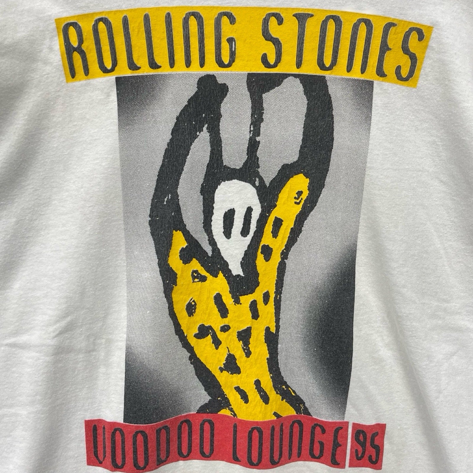 Vintage 90's The Rolling Stones Voodoo Lounge World Tour 1995 S/S Tee Size XL