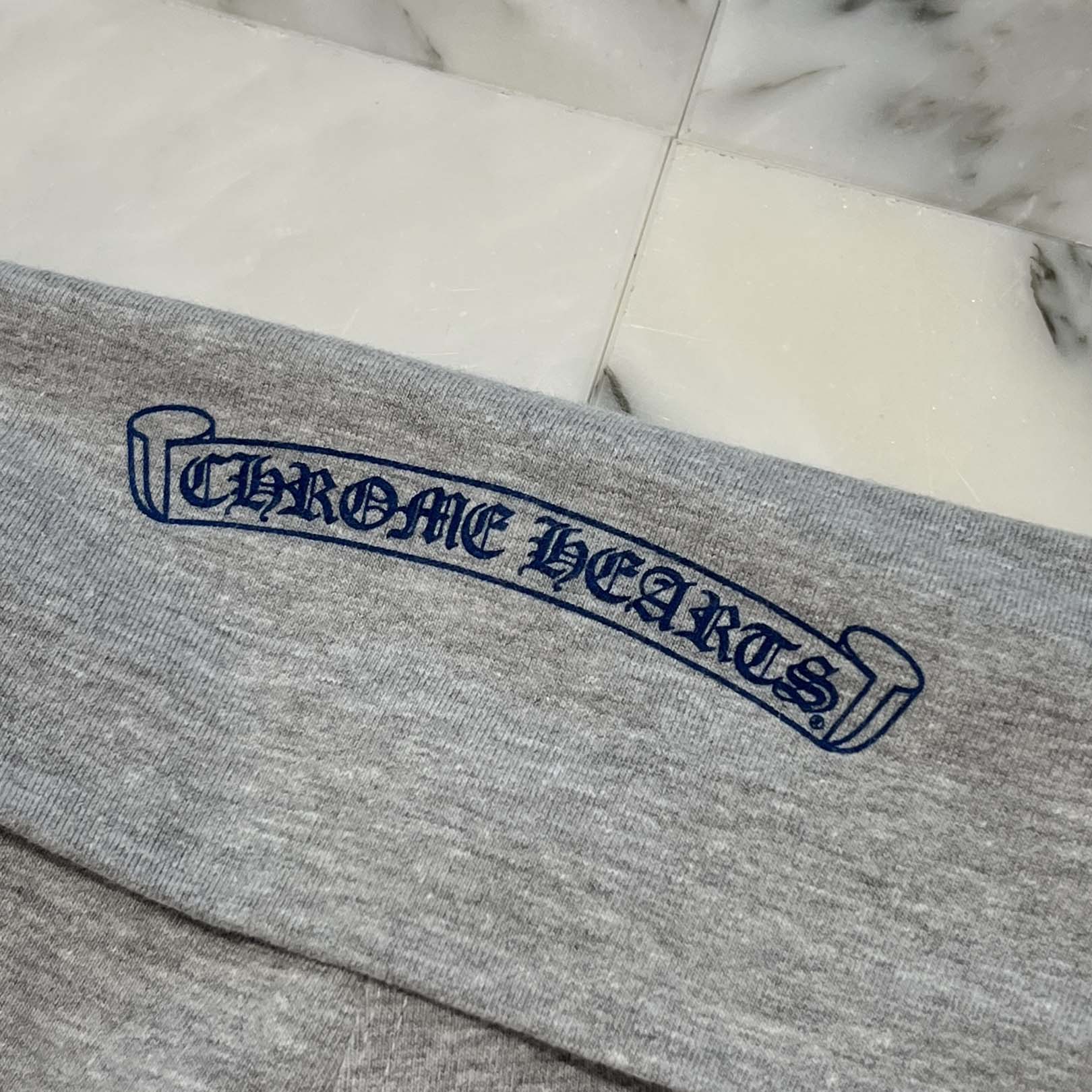 CHROME HEARTS Y NOT CH Logo Print Flared Sweat Pants Size S クロムハーツ ワイノット CHロゴプリント フレア スウェットパンツ サイズS