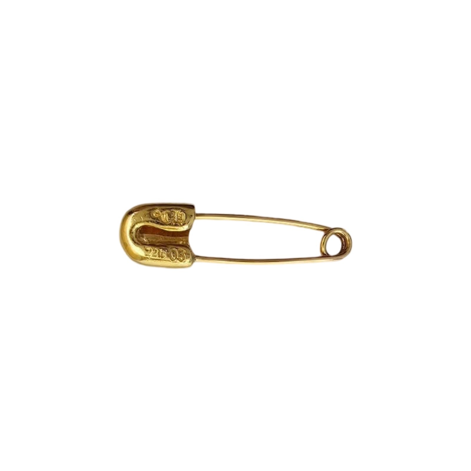CHROME HEARTS 22K Safety Pin 1 Diamond