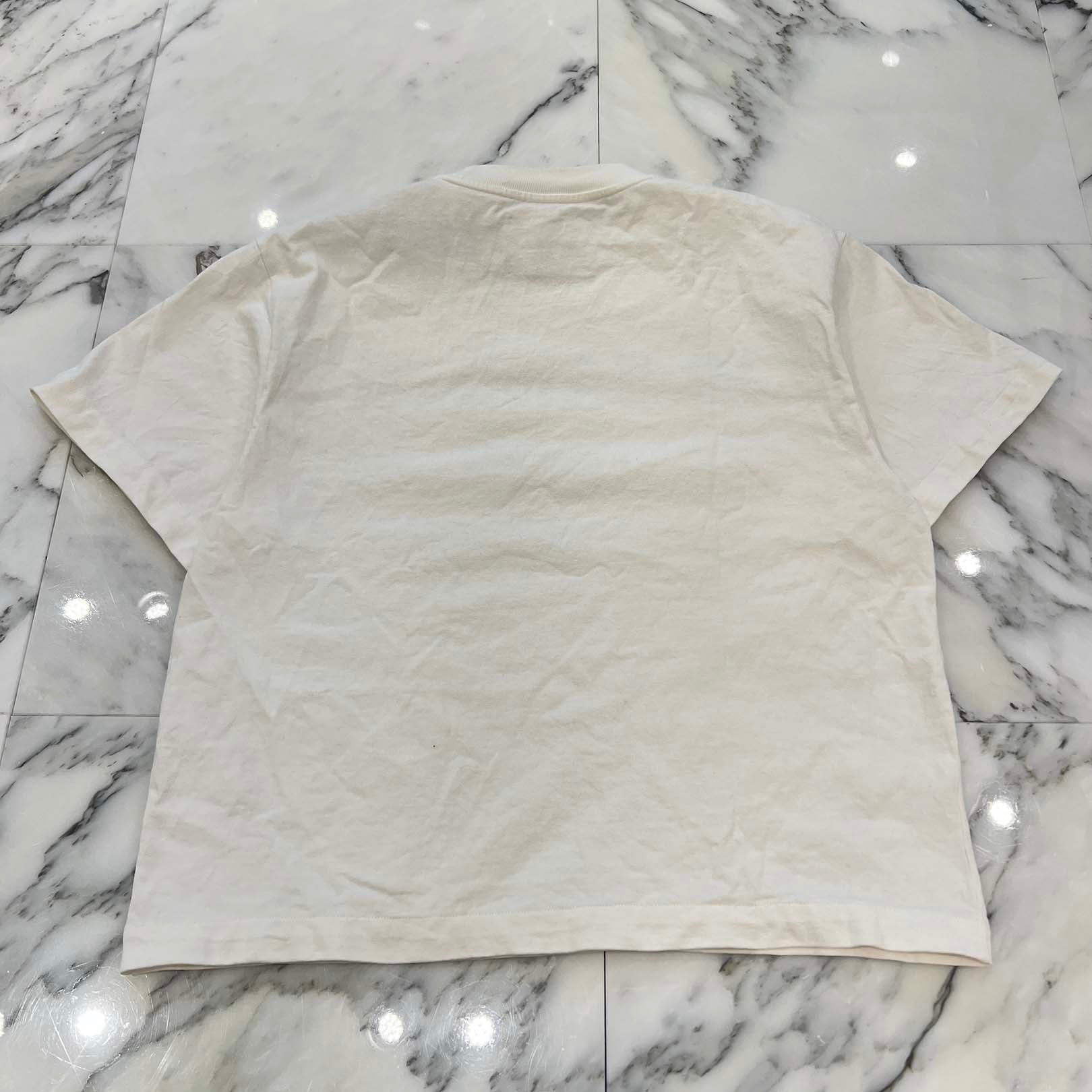 JIL SANDER 2023SS Bottle Neck Logo Print Oversized Tee JSPS707050 WS248708 Size S ジルサンダー ボトルネックロゴプリントオーバーサイズTシャツ サイズS