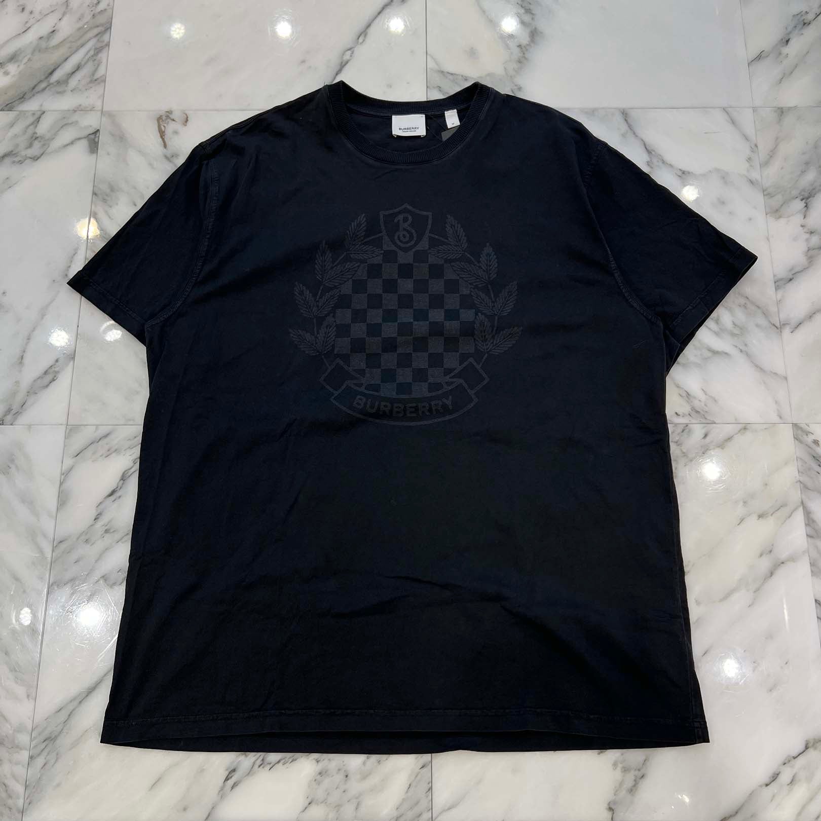 BURBERRY 2024SS Checkered Crest Short Sleeve Tee 8071174 Size M バーバリー チェッカークレスト 半袖Tシャツ サイズM