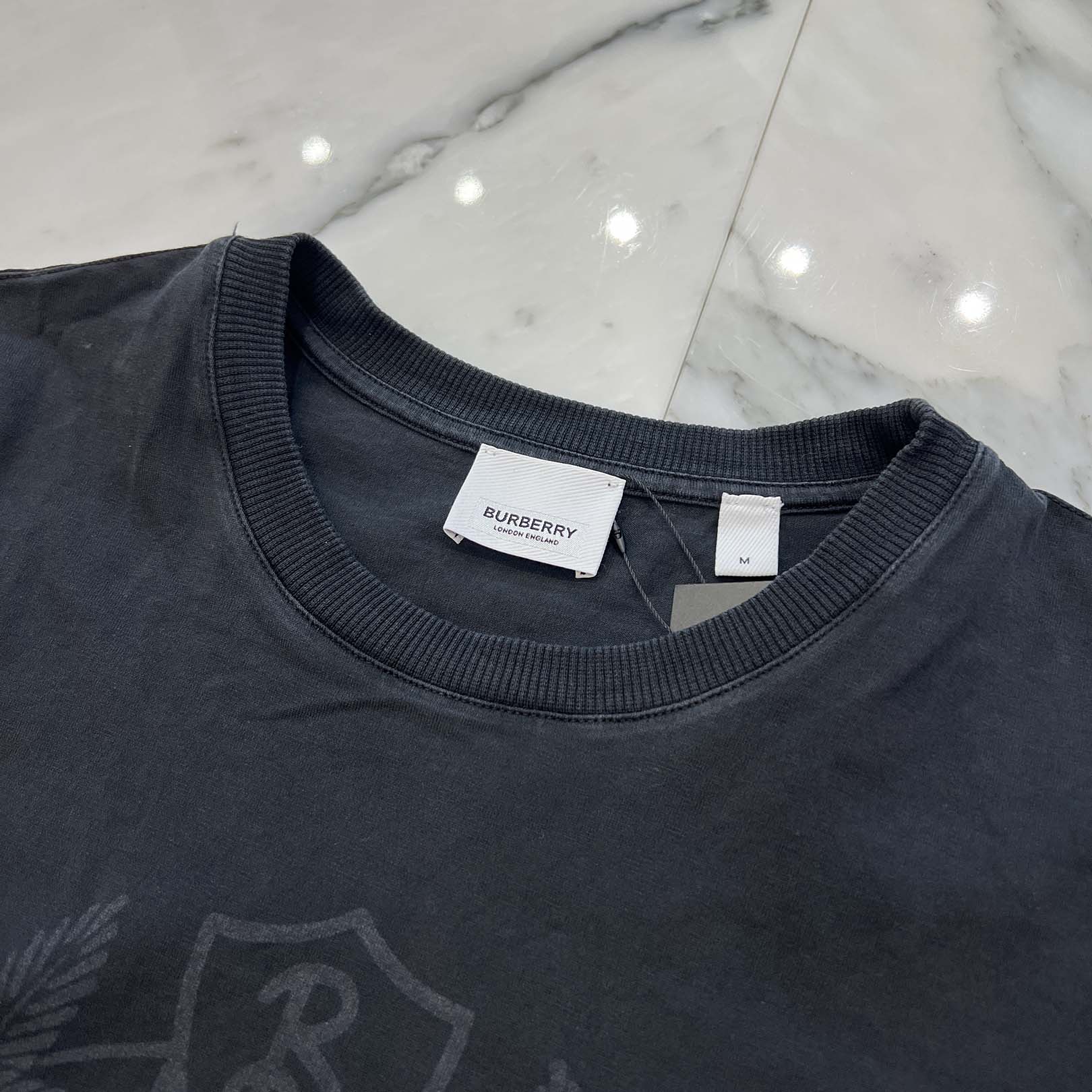 BURBERRY 2024SS Checkered Crest Short Sleeve Tee 8071174 Size M バーバリー チェッカークレスト 半袖Tシャツ サイズM