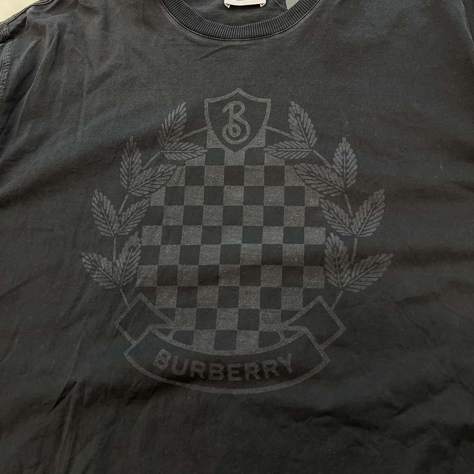 BURBERRY 2024SS Checkered Crest Short Sleeve Tee 8071174 Size M バーバリー チェッカークレスト 半袖Tシャツ サイズM