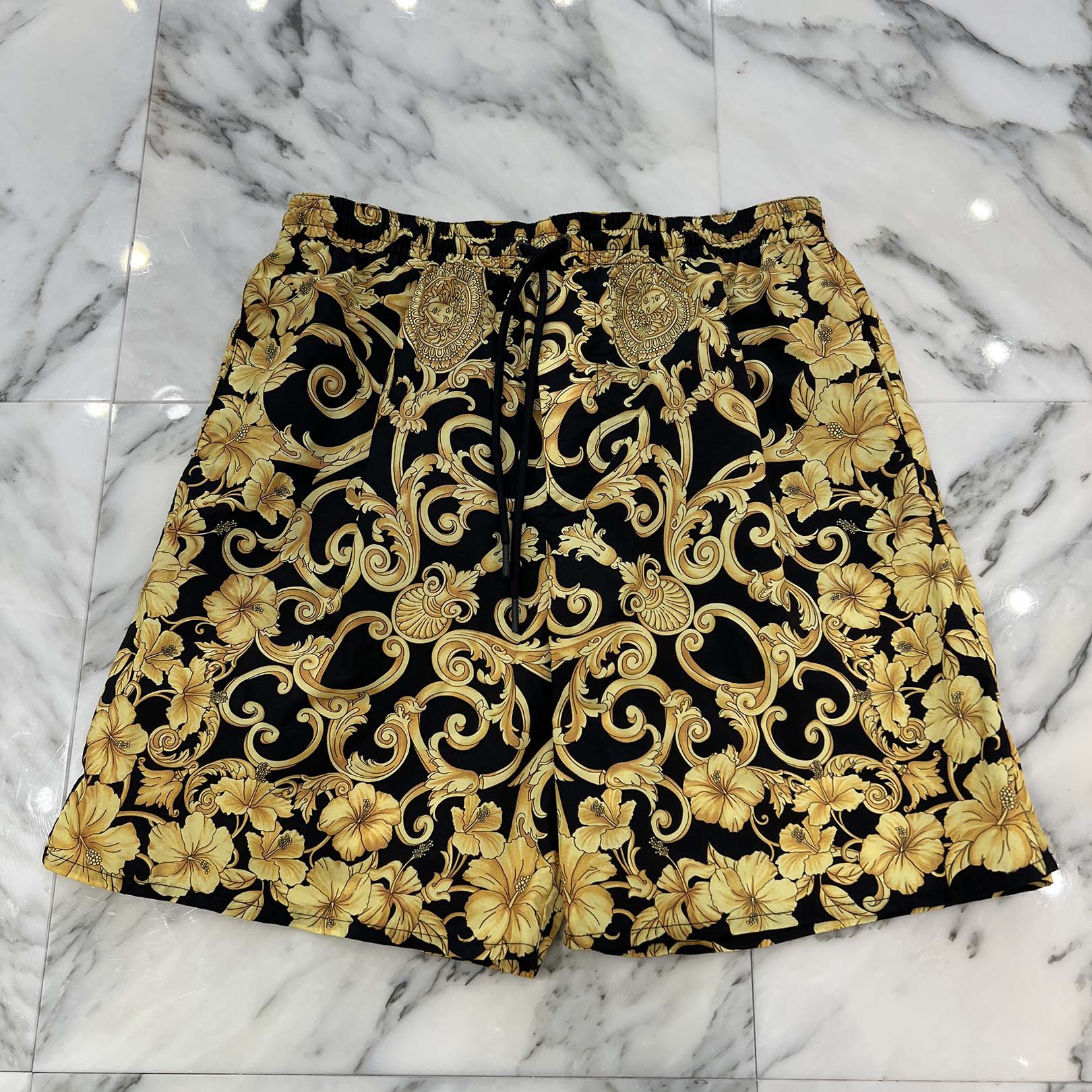 VERSACE Barocco Print Swim Shorts Size 48 ヴェルサーチェ バロッコ柄スイムショーツ サイズ48