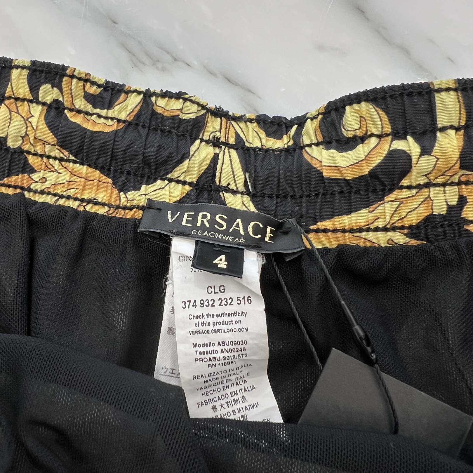 VERSACE Barocco Print Swim Shorts Size 48 ヴェルサーチェ バロッコ柄スイムショーツ サイズ48