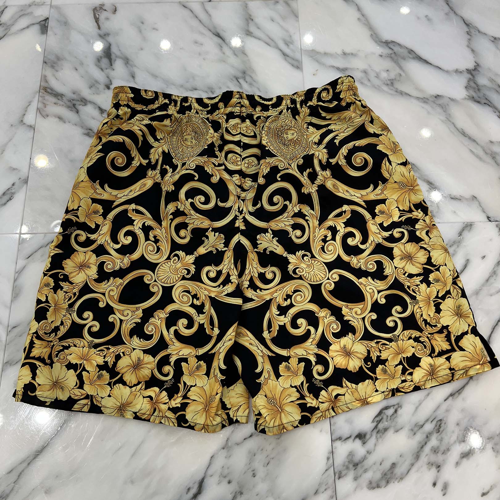 VERSACE Barocco Print Swim Shorts Size 48 ヴェルサーチェ バロッコ柄スイムショーツ サイズ48