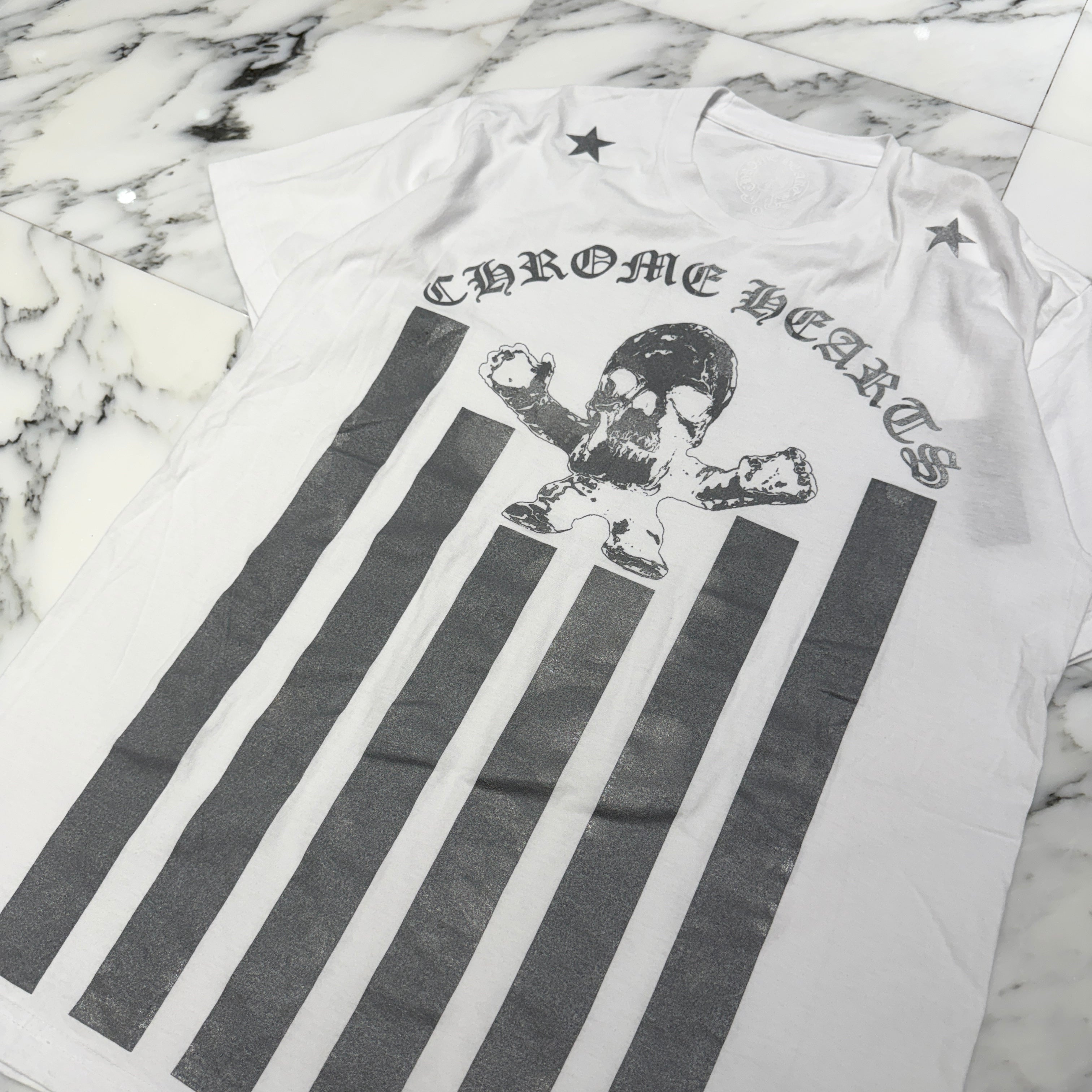 CHROME HEARTS Silver FOTI Harris Tee Size L クロムハーツ シルバー フォティ ハリス Tシャツ サイズL