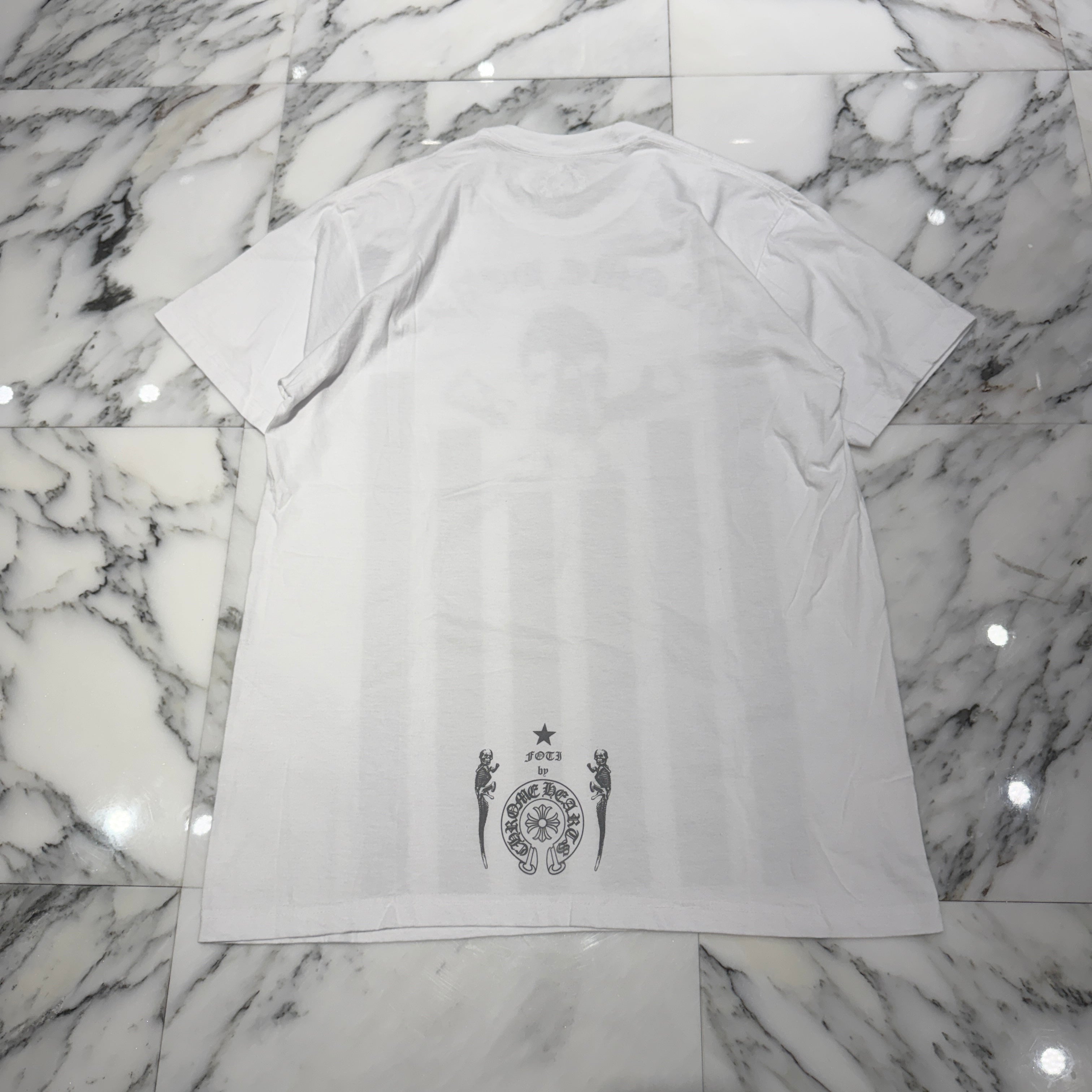 CHROME HEARTS Silver FOTI Harris Tee Size L クロムハーツ シルバー フォティ ハリス Tシャツ サイズL