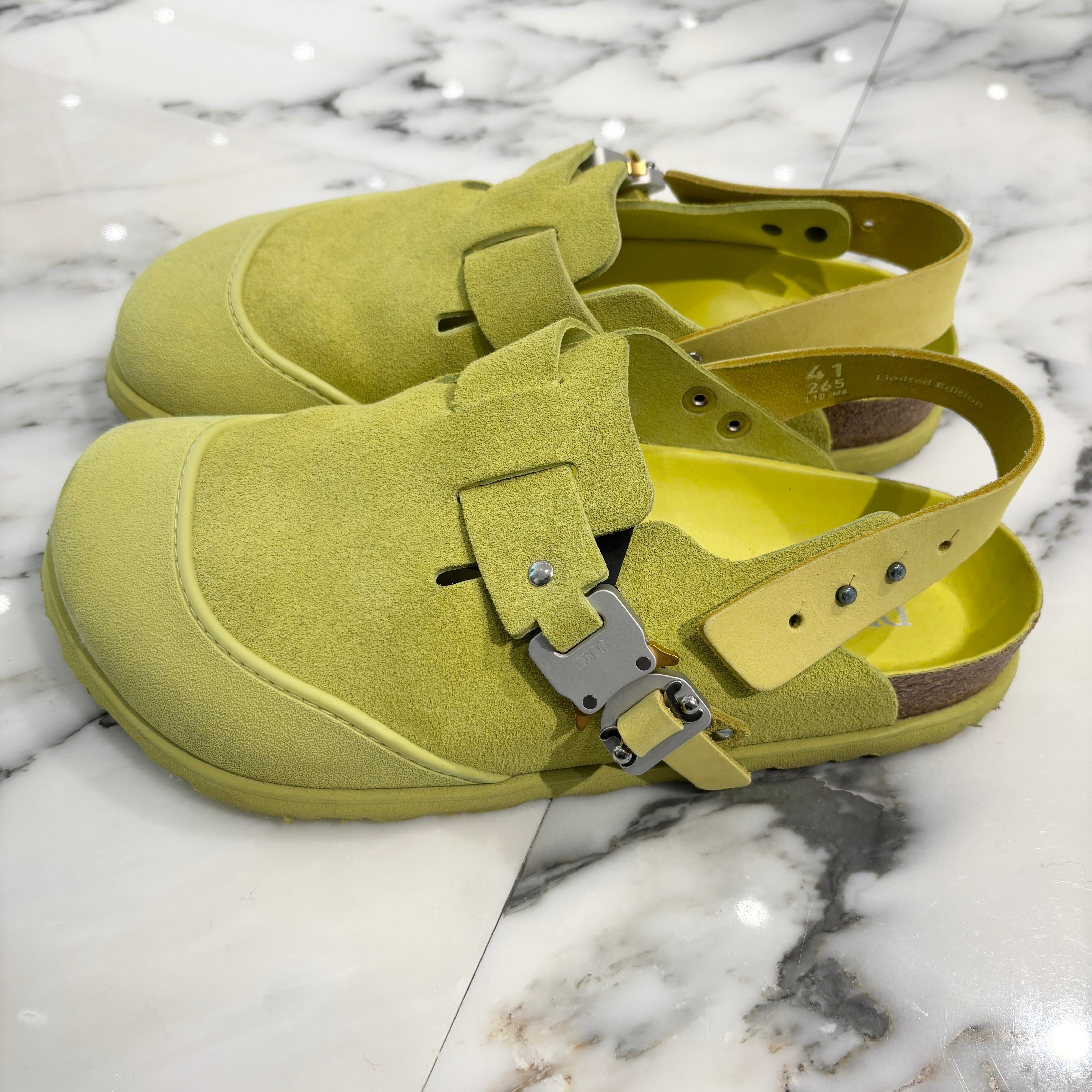 DIOR × BIRKENSTOCK 2023AW Tokio Mule "Nubuck Calfskin" 3SA116ZSD_H200 Size 41 ディオール × ビルケンシュトック トキオ ミュール "ヌバック カーフスキン" サイズ41