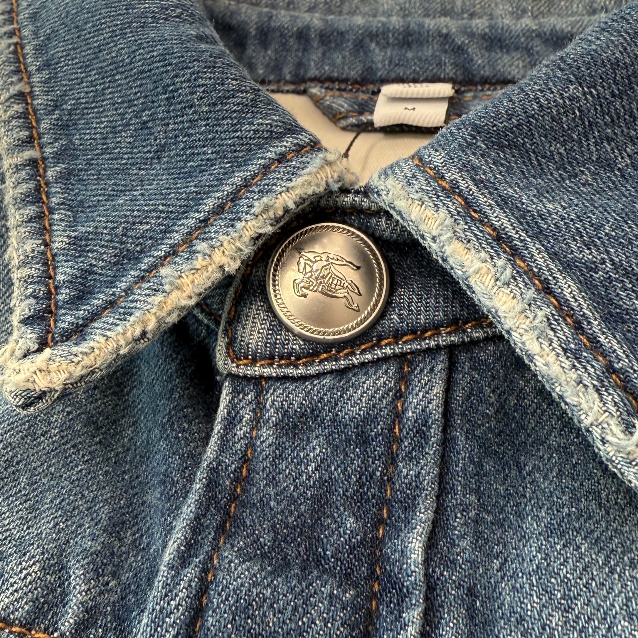 BURBERRY 2023AW Denim Shirt 8071542 B6282 Size L バーバリー デニムシャツ サイズL