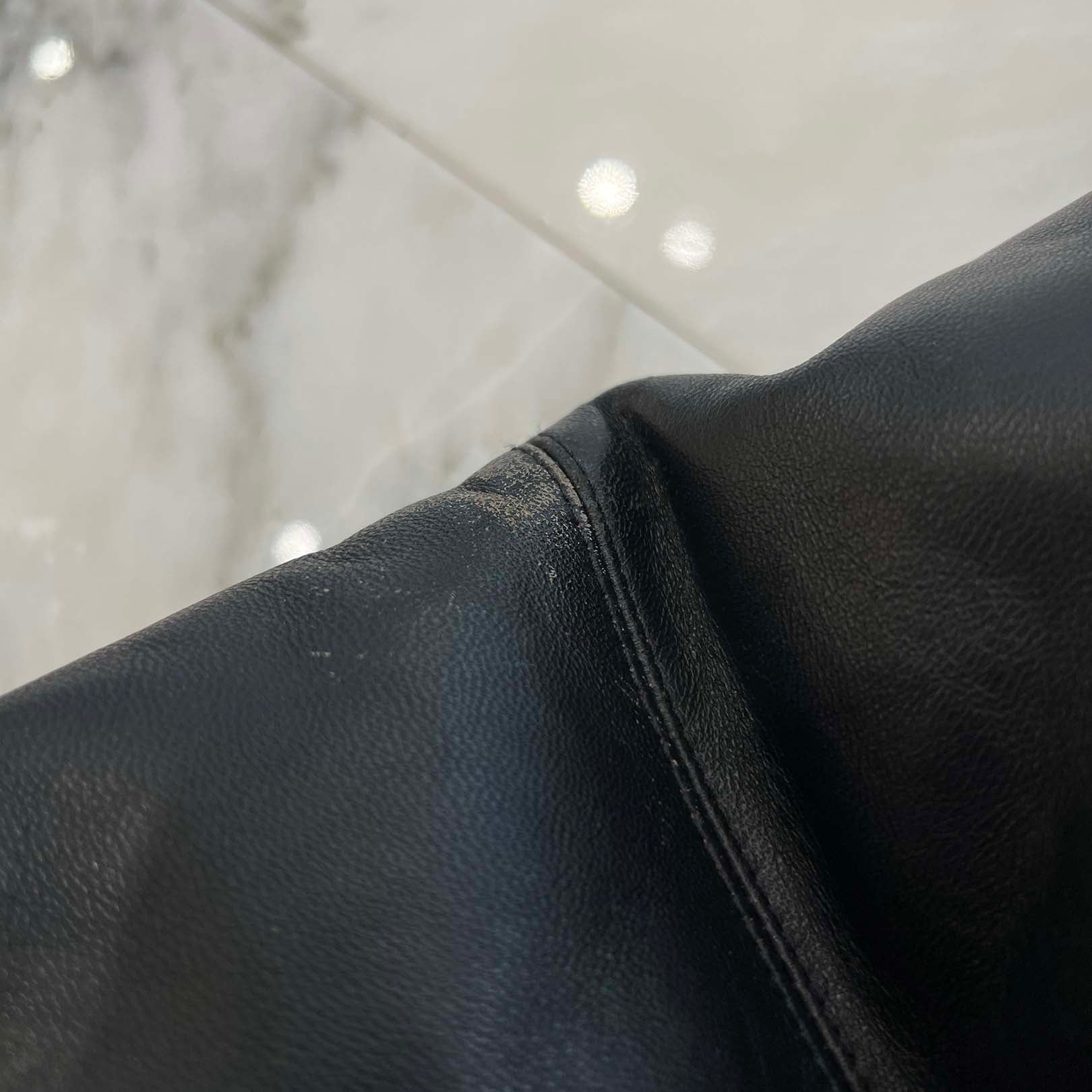 Supreme×THE NORTH FACE 2017AW Leather Nuptse Down Jacket ND917021 Size M シュプリーム×ノースフェイス レザーヌプシダウンジャケット サイズM