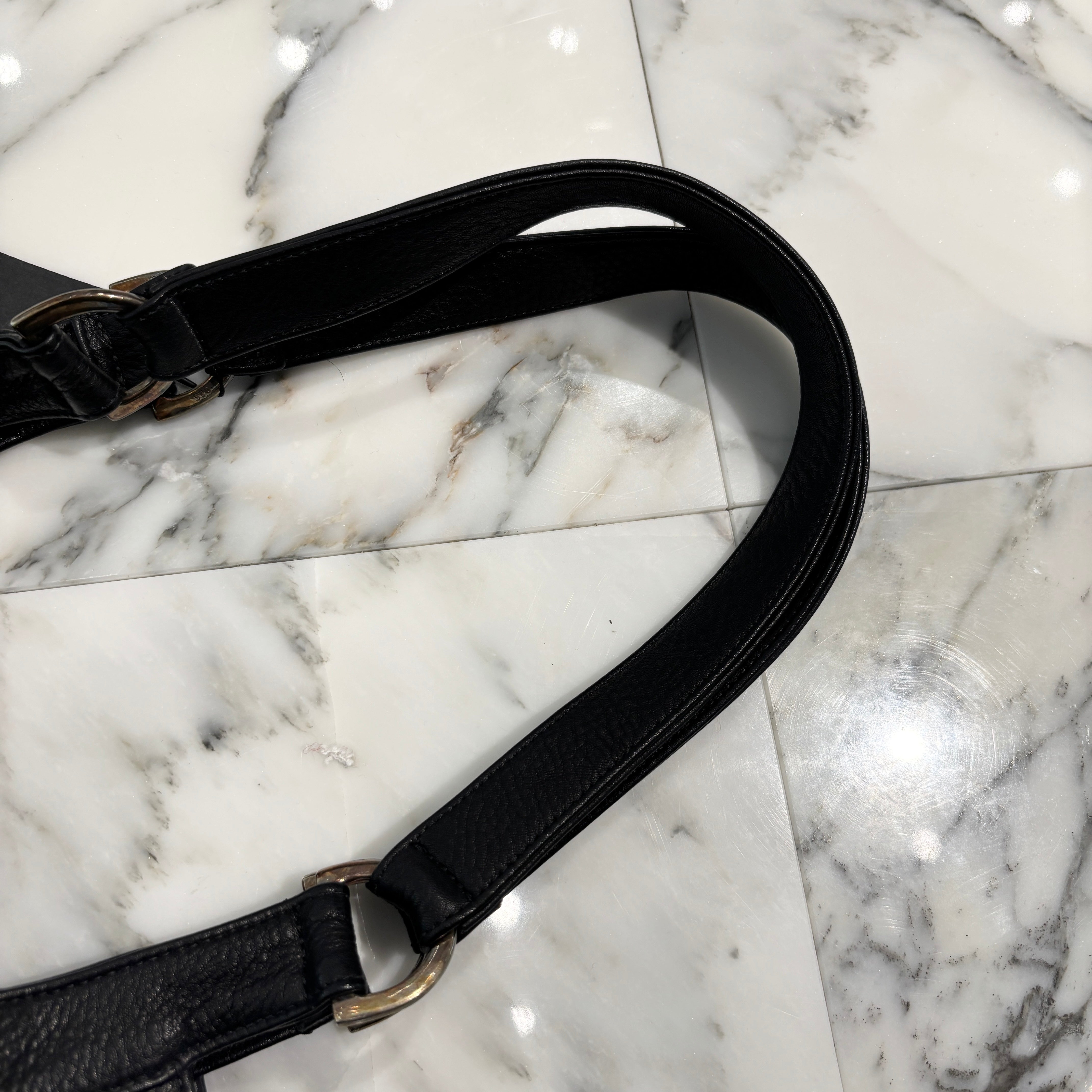 CHROME HEARTS Scroll Leather Hand Bag クロムハーツ スクロール レザー ハンドバッグ 肩掛けバッグ