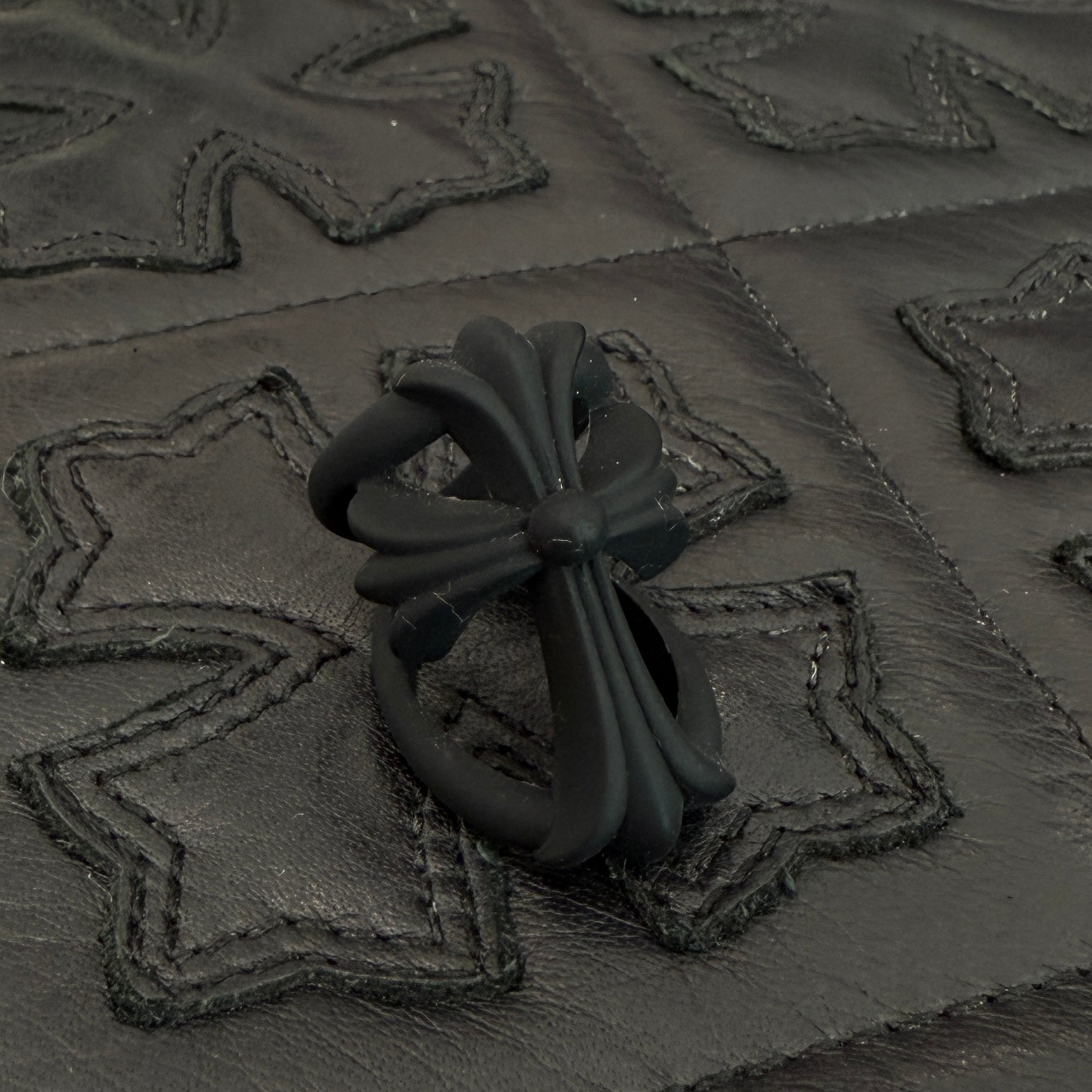 CHROME HEARTS 2022SS Infinity CH Cross Rubber Ring Size 13号 クロムハーツ インフィニティー CHクロス ラバーリング サイズ13号