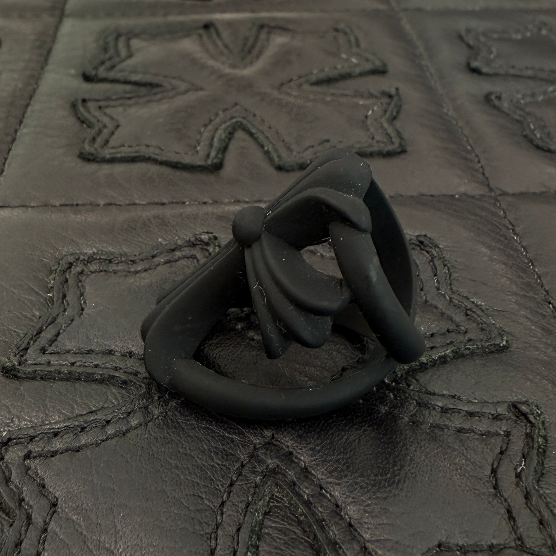 CHROME HEARTS 2022SS Infinity CH Cross Rubber Ring Size 13号 クロムハーツ インフィニティー CHクロス ラバーリング サイズ13号