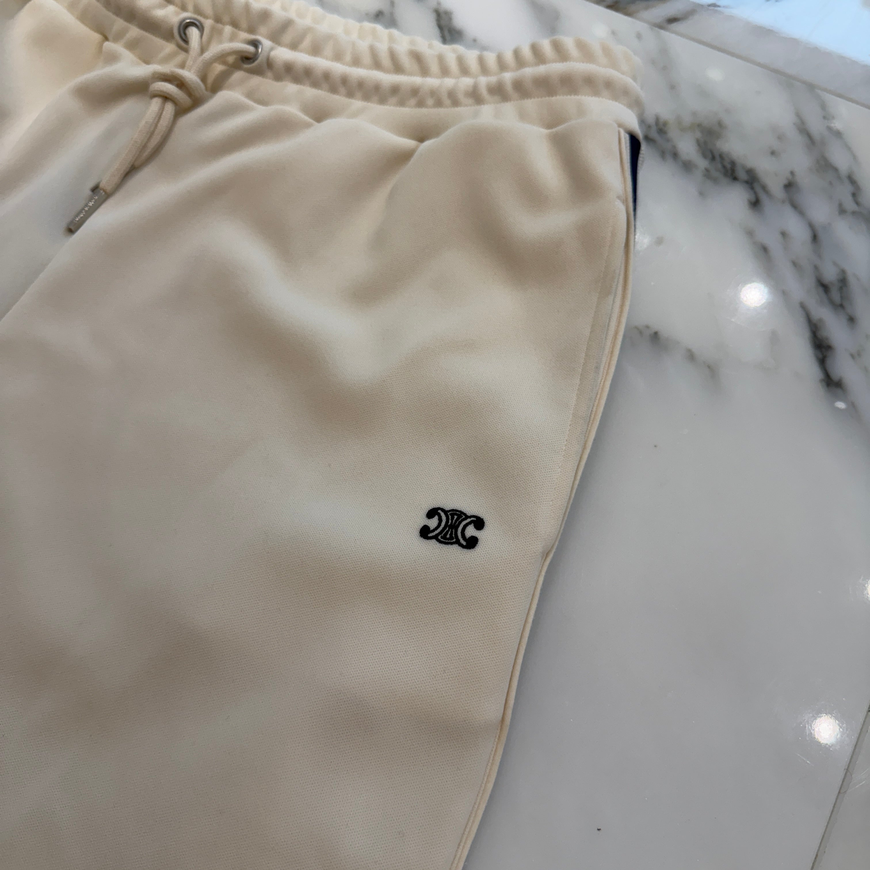 CELINE 2024SS Side Line Track Long Pants 2Z604121O.01EA Size M セリーヌ サイドライン トラック ロングパンツ サイズM