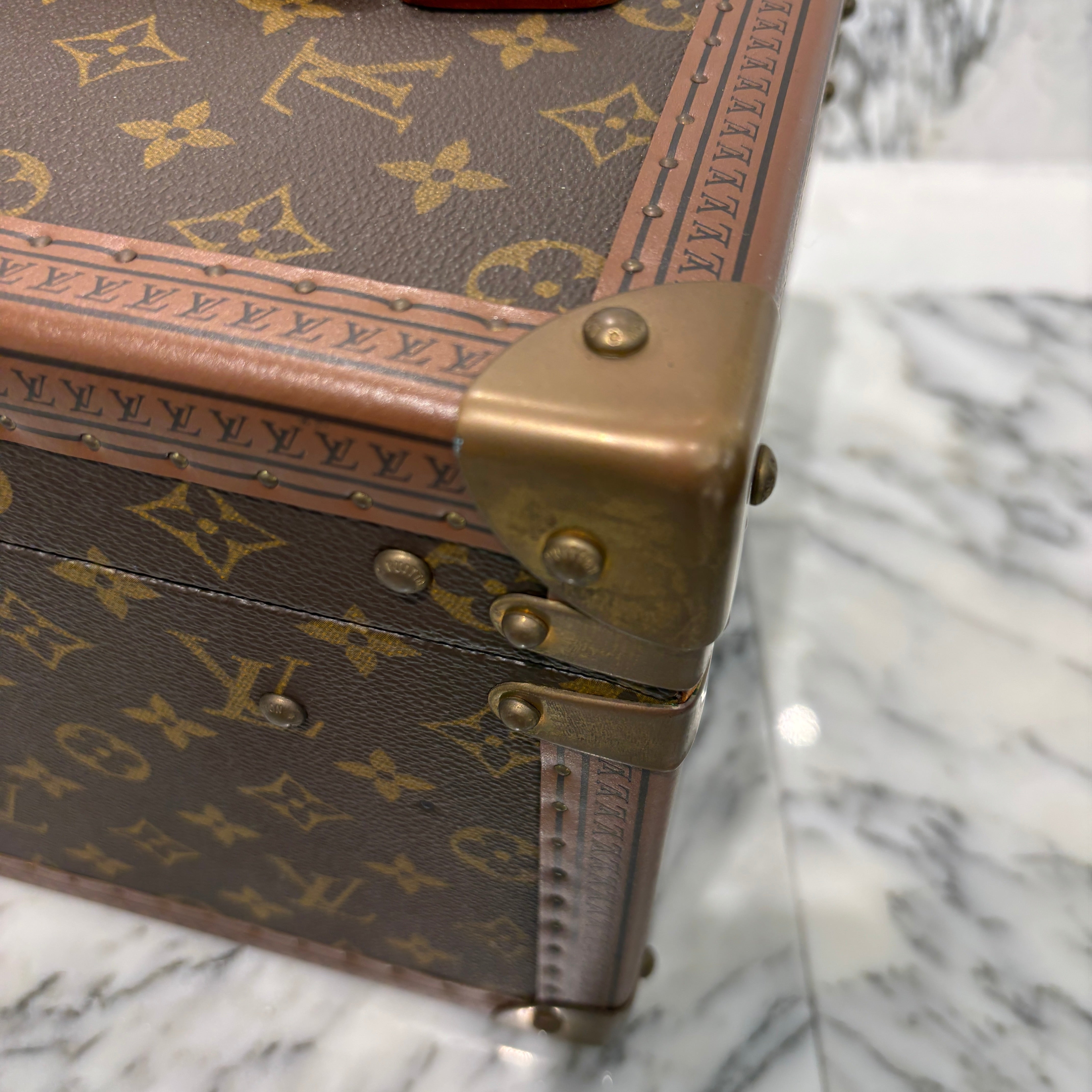 LOUIS VUITTON Monogram Boite Flacon Make Box M21828 ルイヴィトン モノグラム ボワット･フラコン メイクボックス