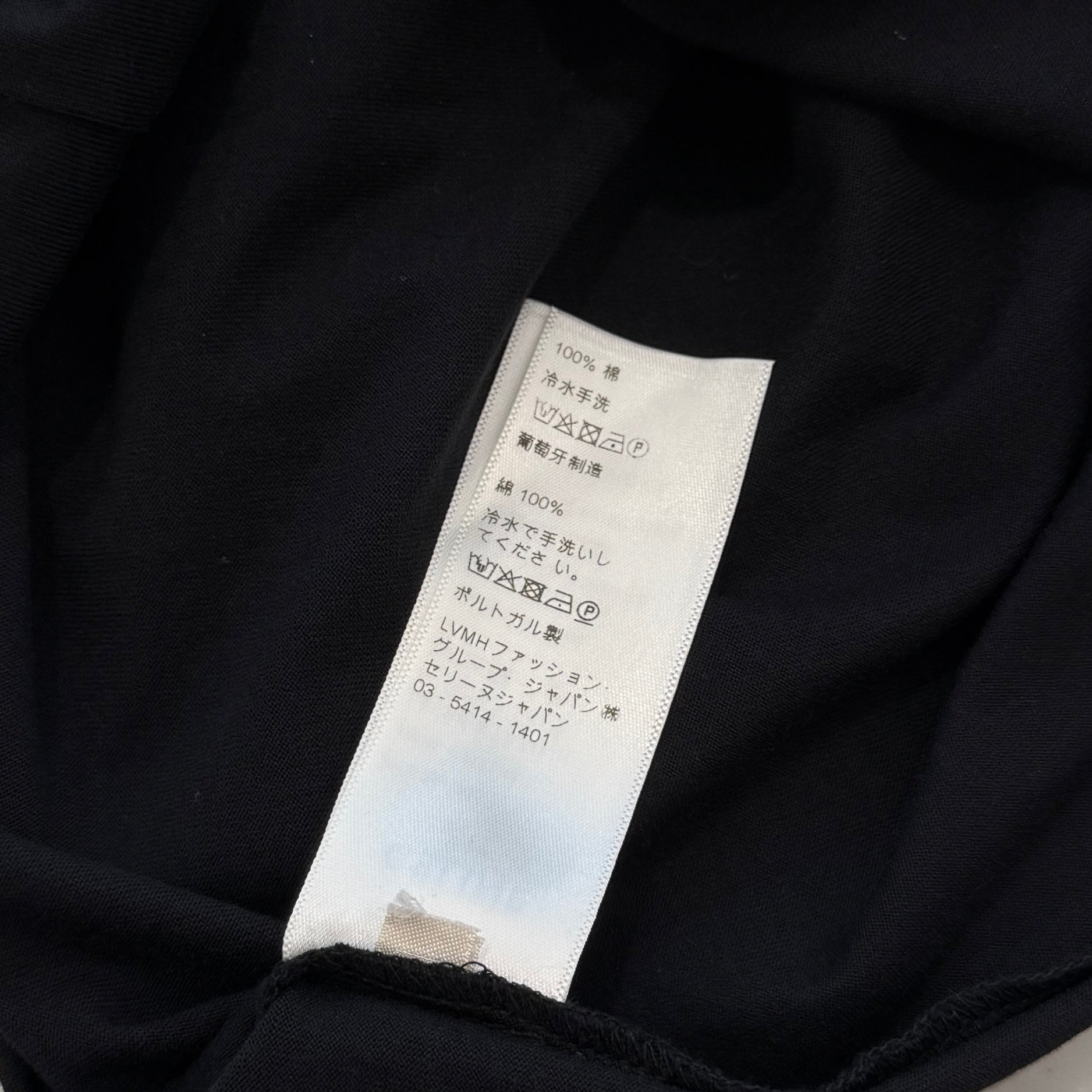 CELINE 2022SS Loose Cotton Jersey Tee 2X308916G Size L セリーヌ ルーズ コットン ジャージー Tシャツ サイズL