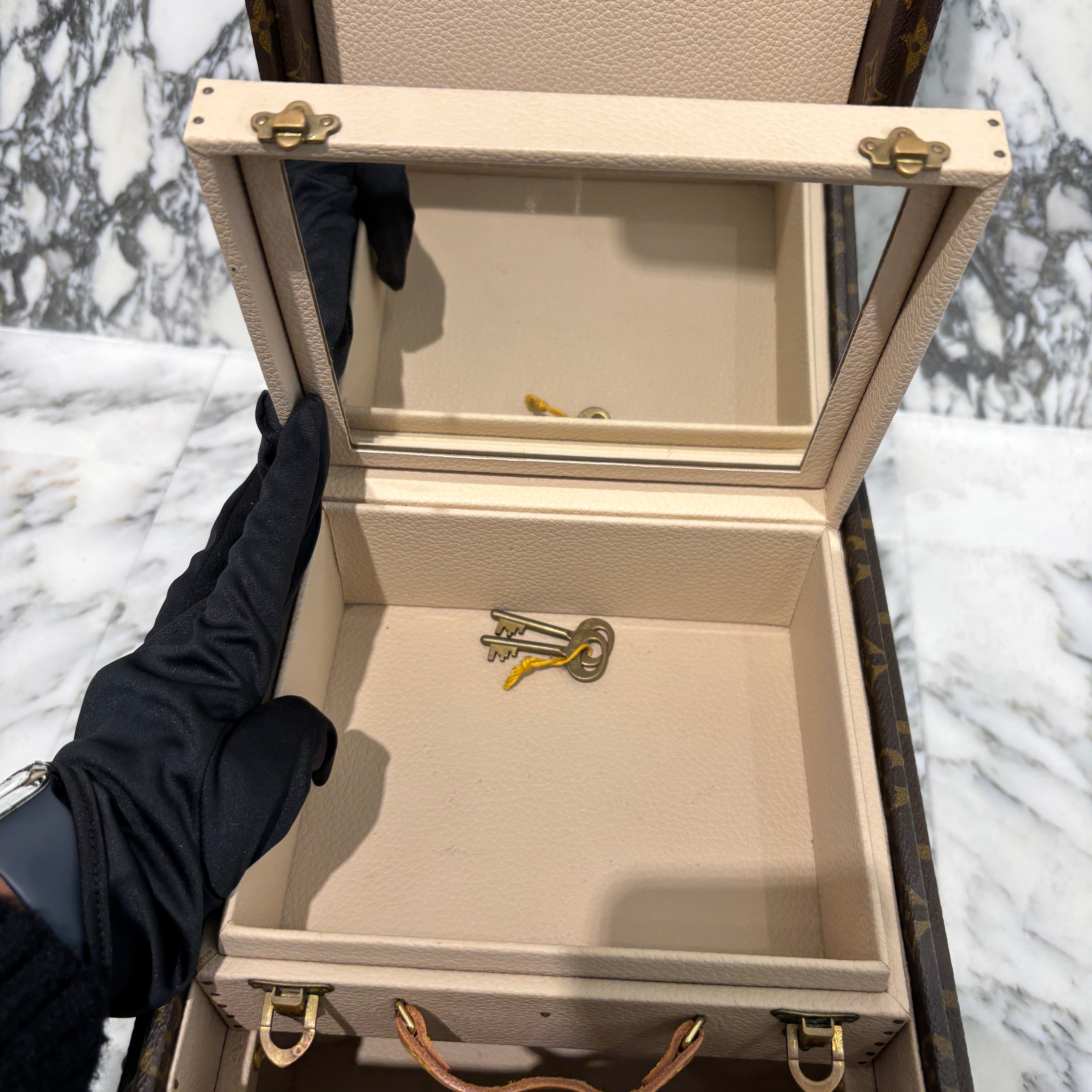 LOUIS VUITTON Monogram Boite Flacon Make Box M21828 ルイヴィトン モノグラム ボワット･フラコン メイクボックス