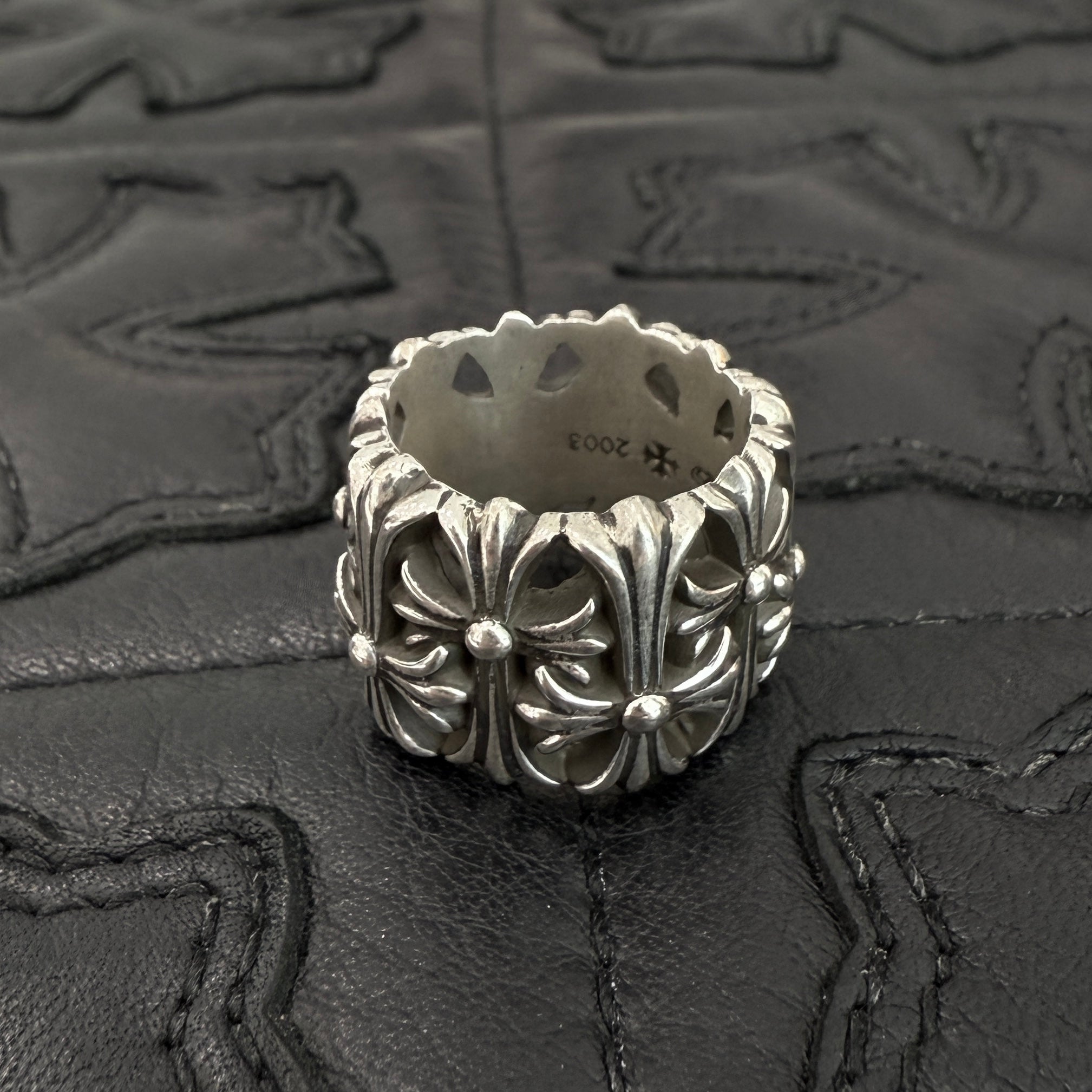 CHROME HEARTS Cemetery Cross Ring Size 10号 クロムハーツ