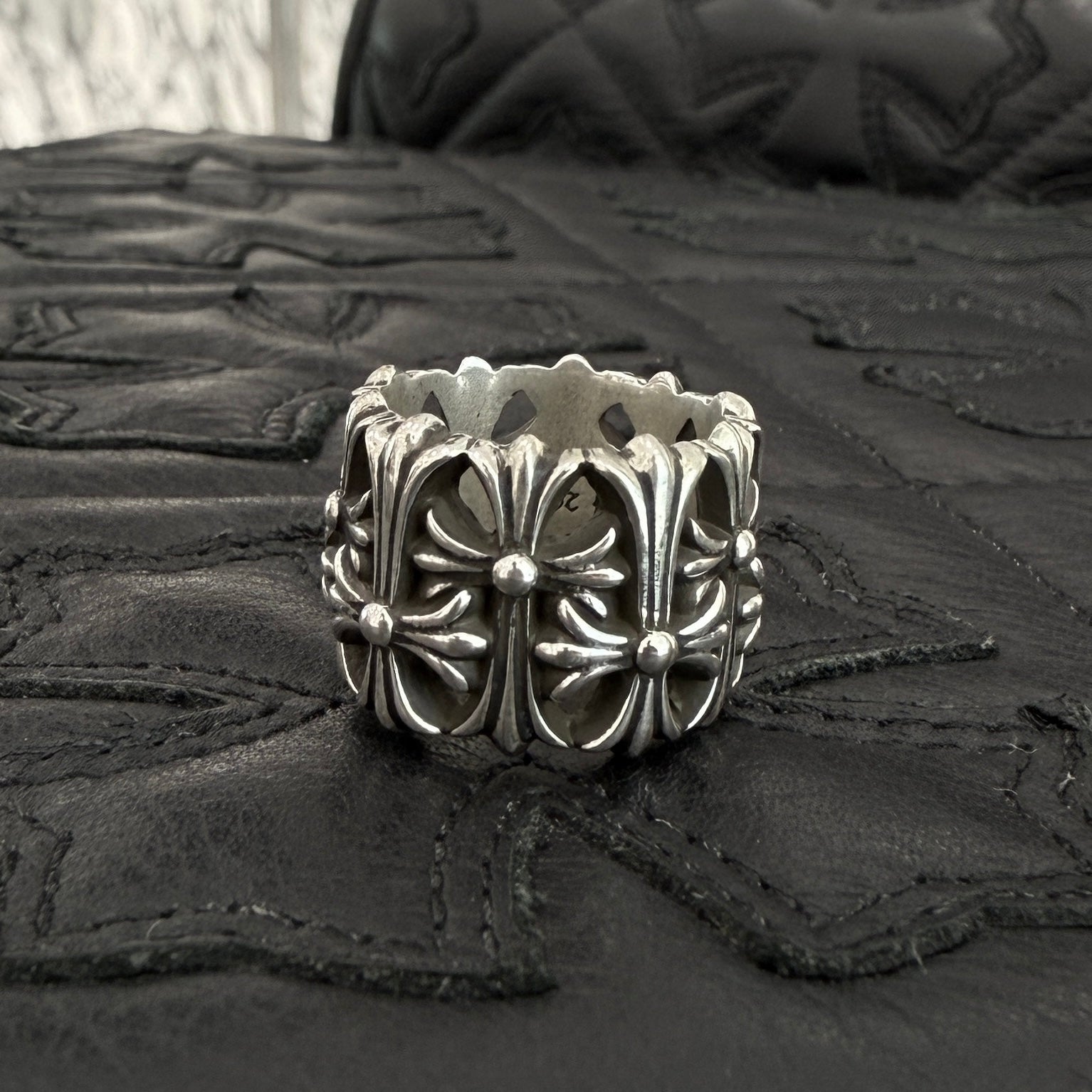 CHROME HEARTS Cemetery Cross Ring Size 10号 クロムハーツ