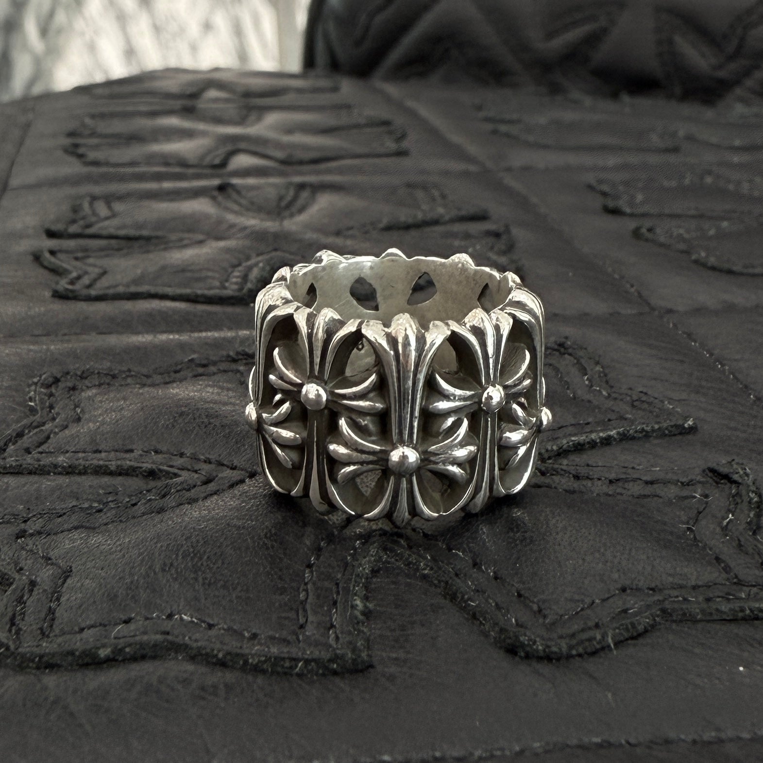CHROME HEARTS Cemetery Cross Ring Size 20号 クロムハーツ セメタリークロスリング サイズ20号