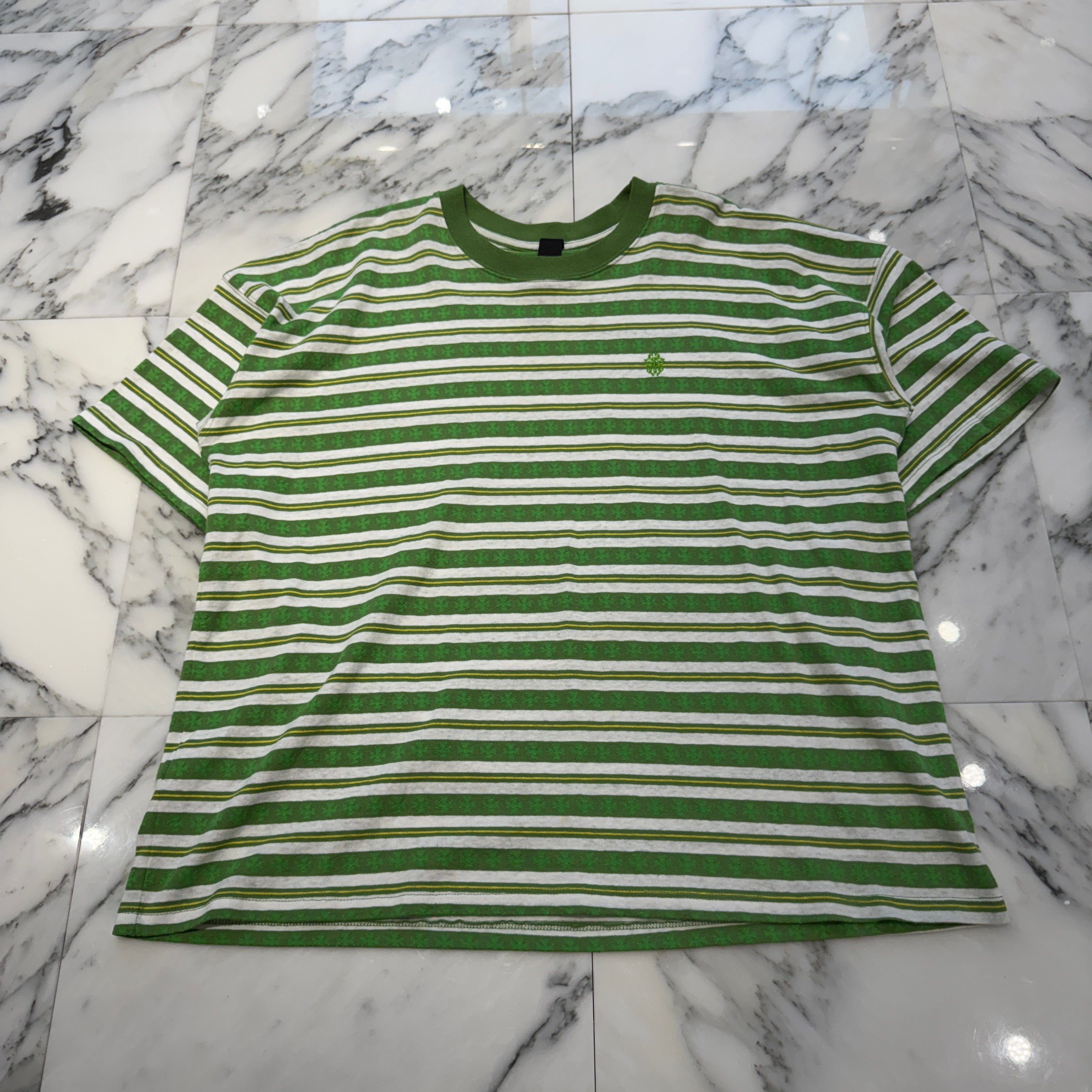 CHROME HEARTS Y NOT Vine Dagger Embroidery Polo Tee Size L クロムハーツ ワイノット ヴァインダガー 刺繍 ポロ Tシャツ サイズL