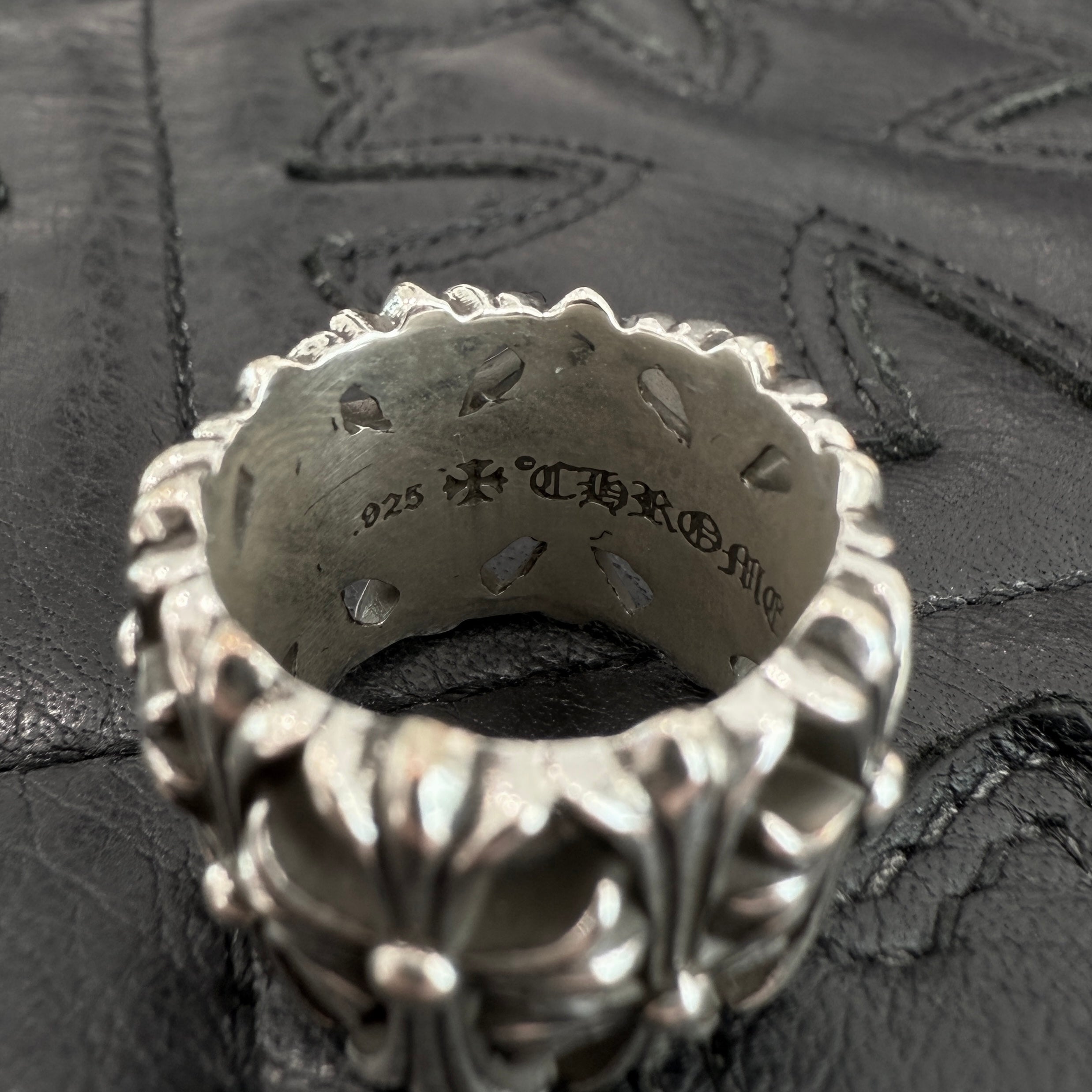 CHROME HEARTS Cemetery Cross Ring Size 20号 クロムハーツ
