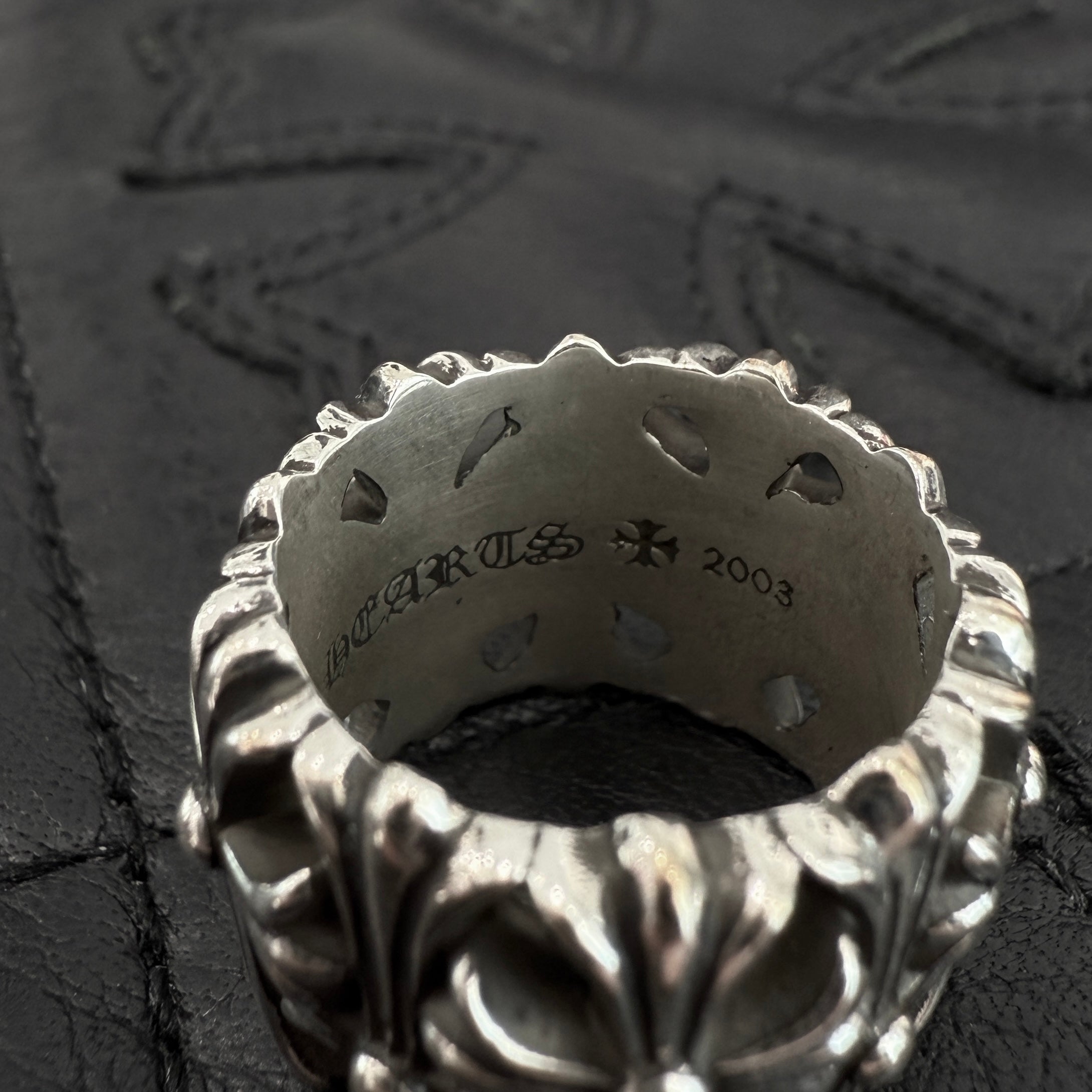 CHROME HEARTS CEMETERY セメタリー クロスリング CHROME HEARTS Cemetery Cross Ring Size 20号 クロムハーツ