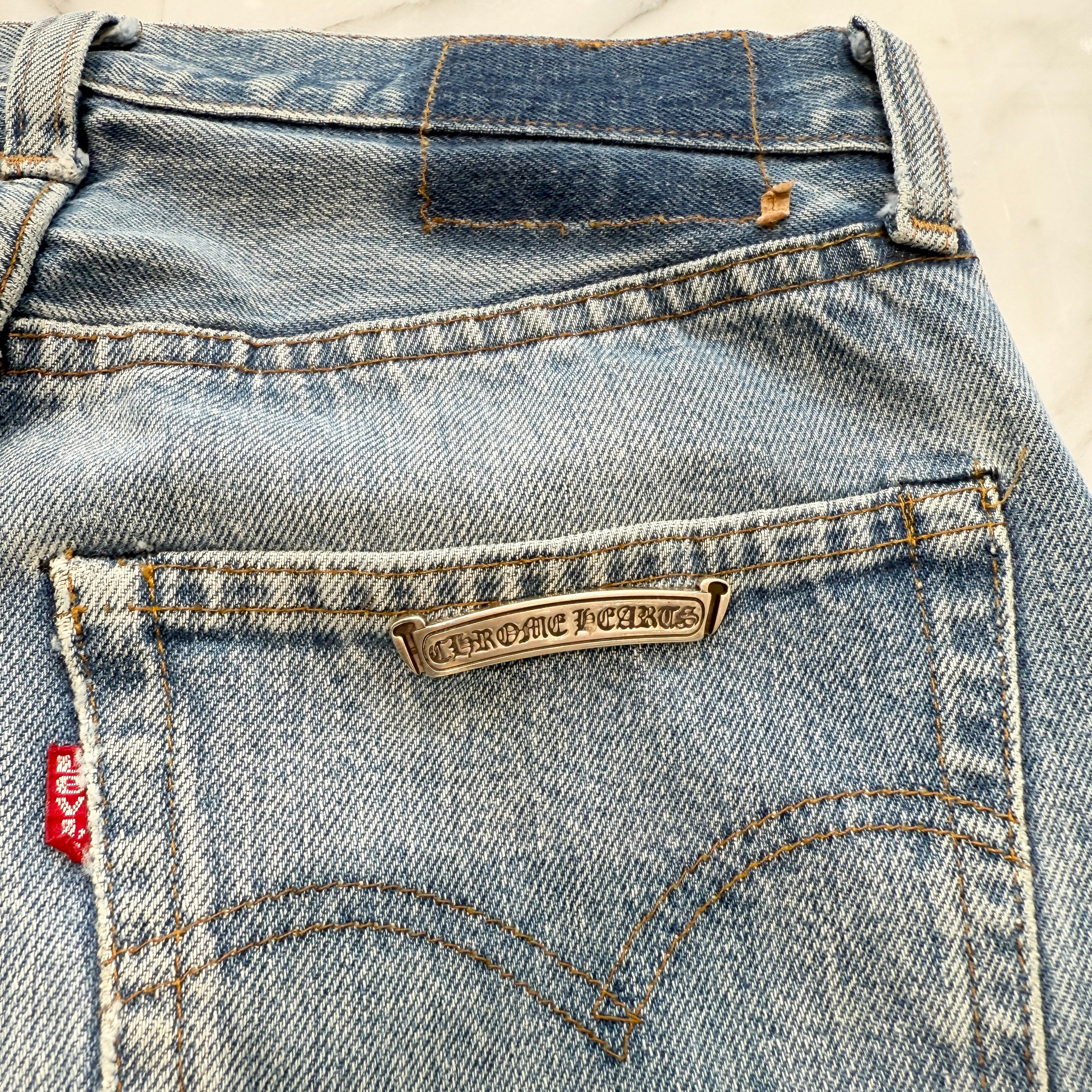 CHROME HEARTS × Levi's Body VNTG Straight Denim Pants Size 27 クロムハーツ × リーバイスボディ ヴィンテージ ストレート デニムパンツ サイズ27