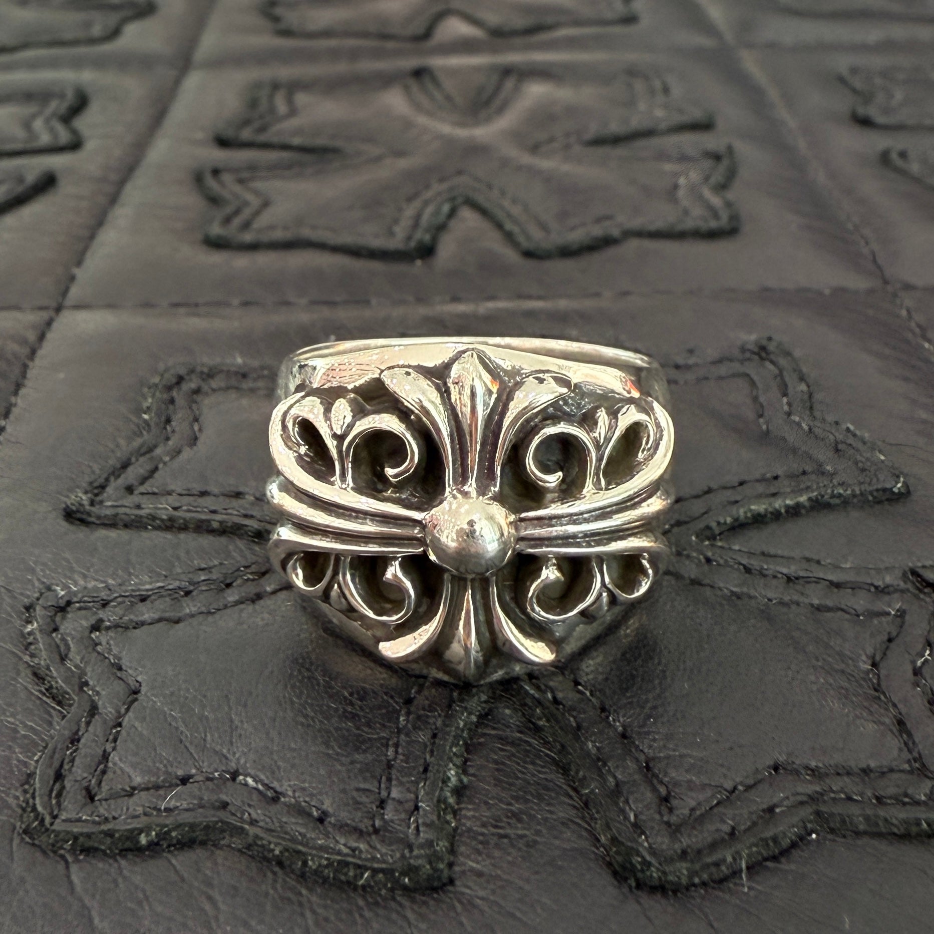 鈴*鳥様 CHROME HEARTS クロムハーツ キーパーリング 1718号 鈴*鳥様 CHROME HEARTS クロムハーツ キーパーリング 1718号