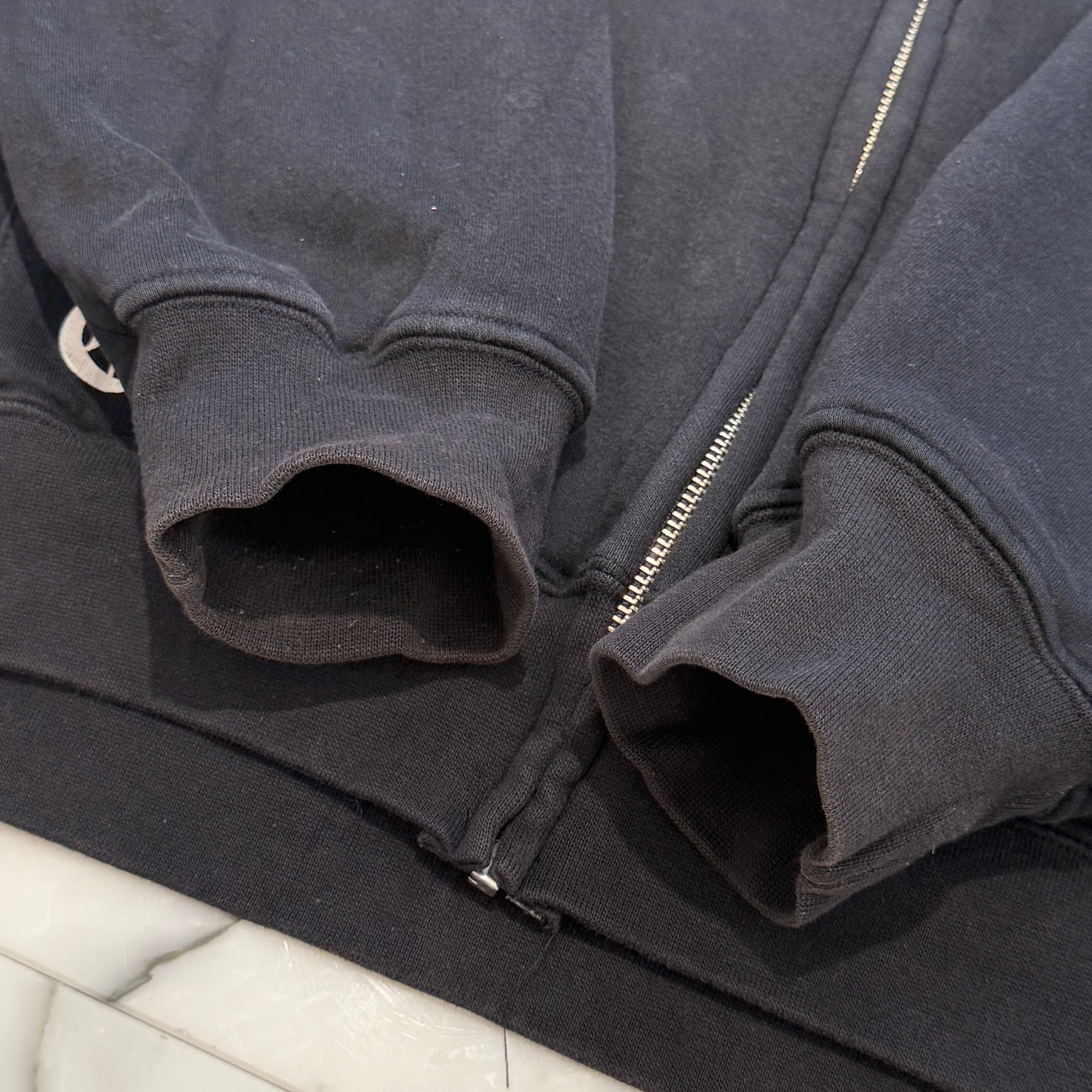 CHROME HEARTS Camo Back Dagger Scroll Logo Label Zip Up Hoodie XL クロムハーツ カモフラージュ バックダガー スクロールロゴラベル ジップアップ フーディ サイズXL