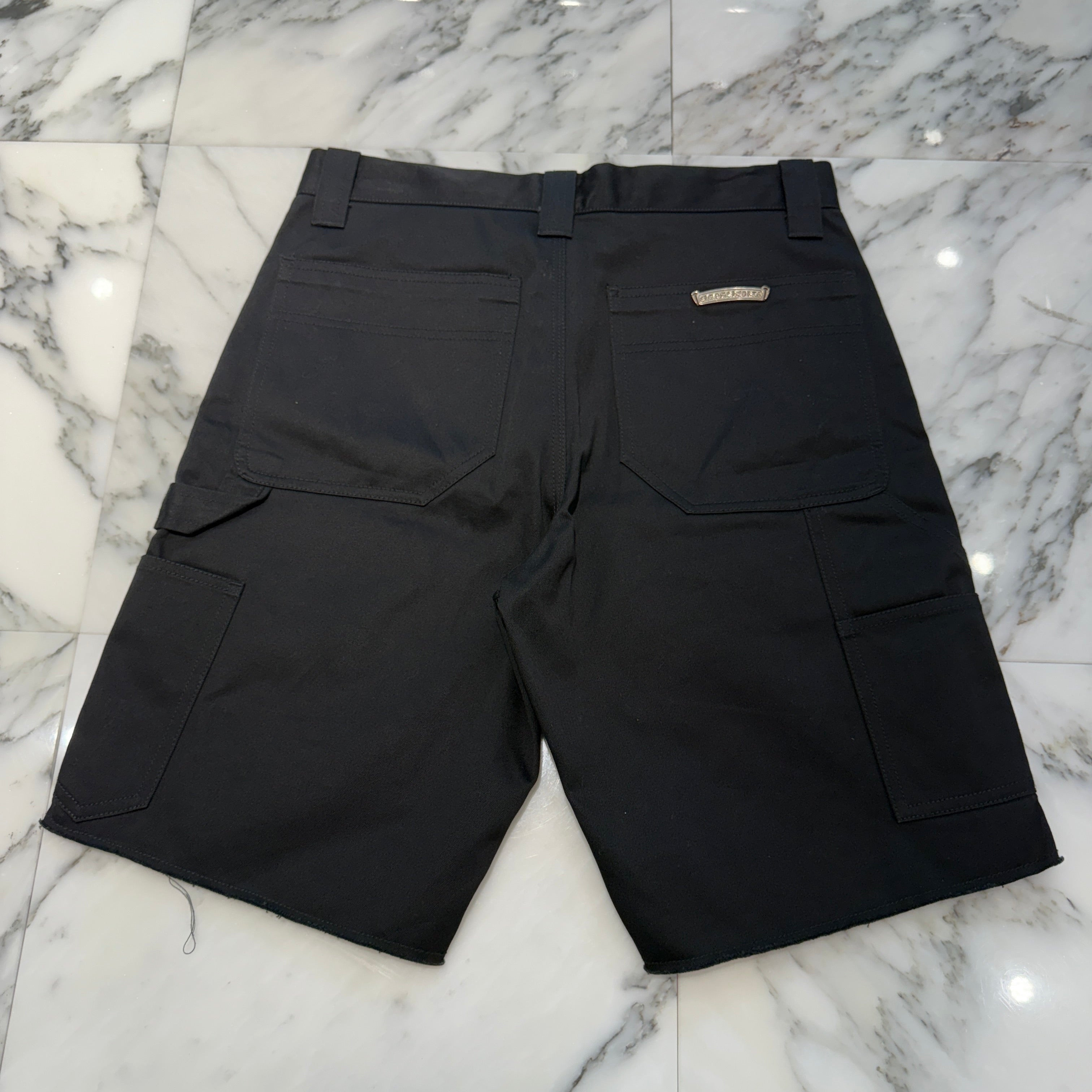 CHROME HEARTS Carpenter Cross Ball Button Denim Shorts Size 31 クロムハーツ カーペンター クロスボールボタン デニムショーツ サイズ31