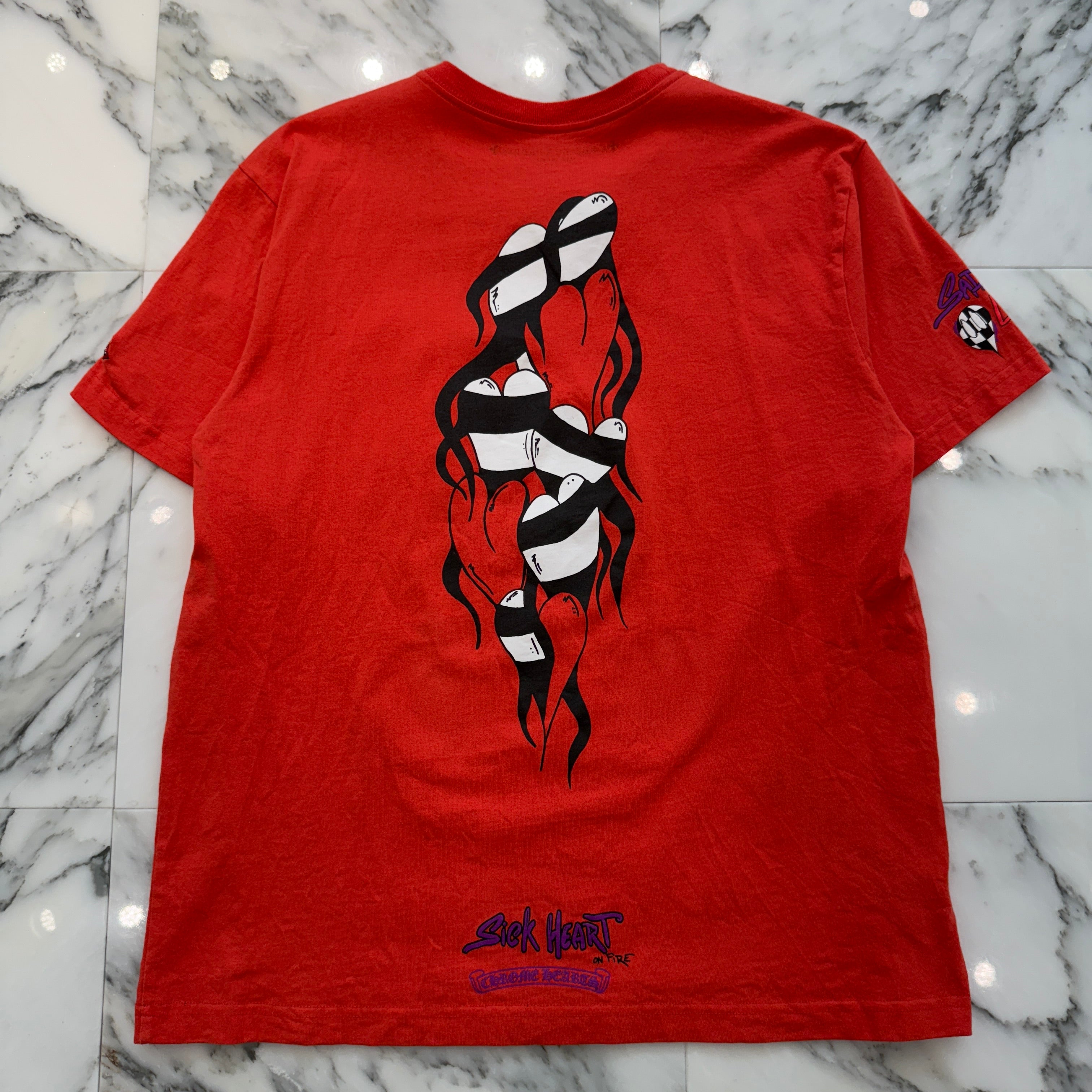 CHROME HEARTS × MATTY BOY 2023SS Sadistic Lipstick Tee Size XL クロムハーツ × マッティボーイ サディスティック リップスティック Tシャツ サイズXL