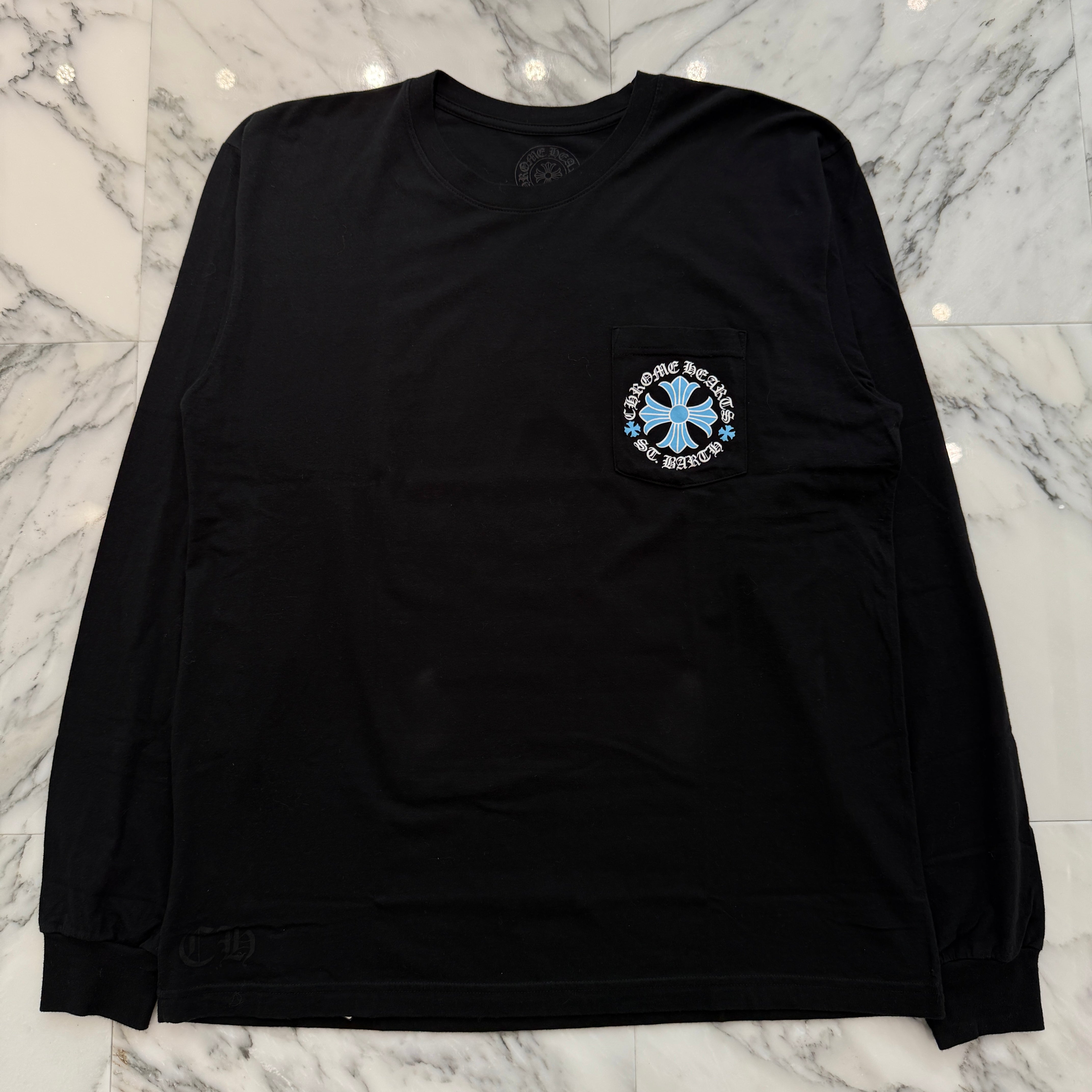 CHROME HEARTS St.Barth Limited CH Plus Long Sleeve Tee Size XL クロムハーツ セントバース限定 CH プラス ロングスリーブTシャツ サイズXL