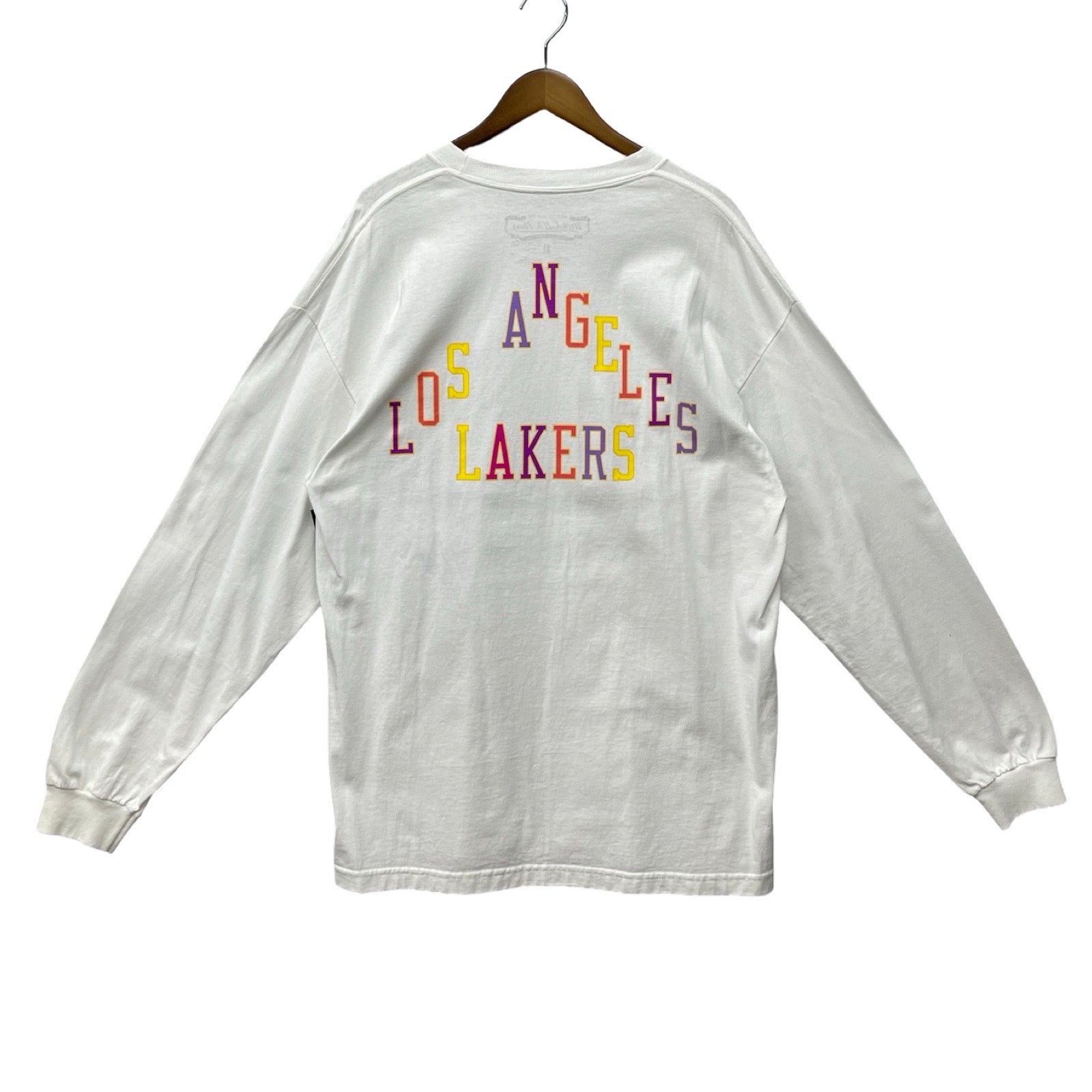 LOS ANGELS LAKERS × TAKASHI MURAKAMI 2019AW KAIKAIKIKI M&N Triangle L/S Tee Size XL