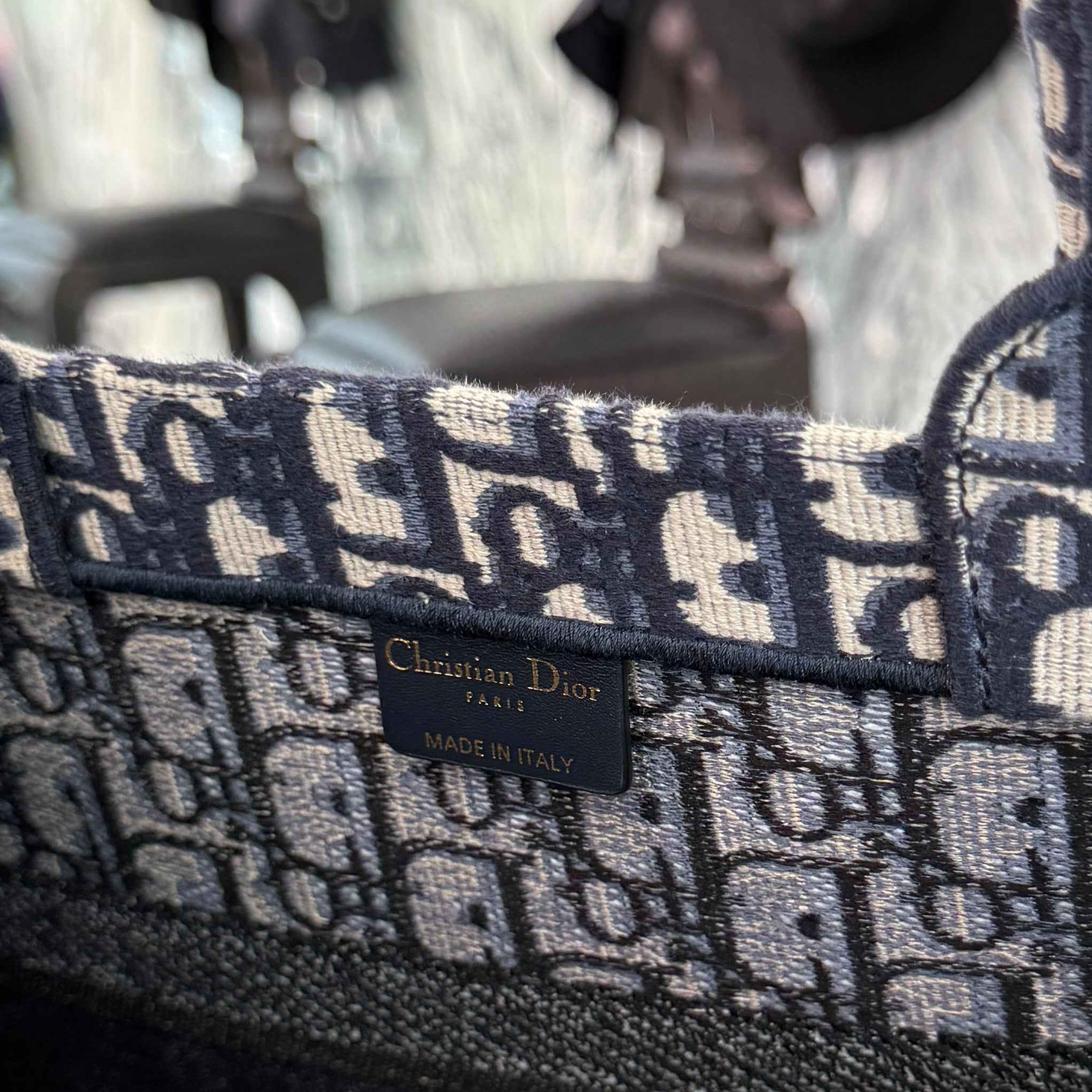 DIOR Oblique Book Tote Bag Medium ディオール オブリーク柄 ブックトートバッグ ミディアム