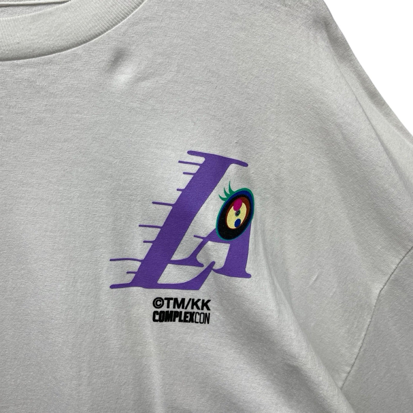 LOS ANGELS LAKERS × TAKASHI MURAKAMI 2019AW KAIKAIKIKI M&N Triangle L/S Tee Size XL