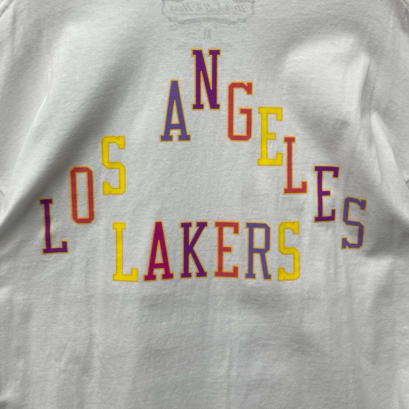 LOS ANGELS LAKERS × TAKASHI MURAKAMI 2019AW KAIKAIKIKI M&N Triangle L/S Tee Size XL