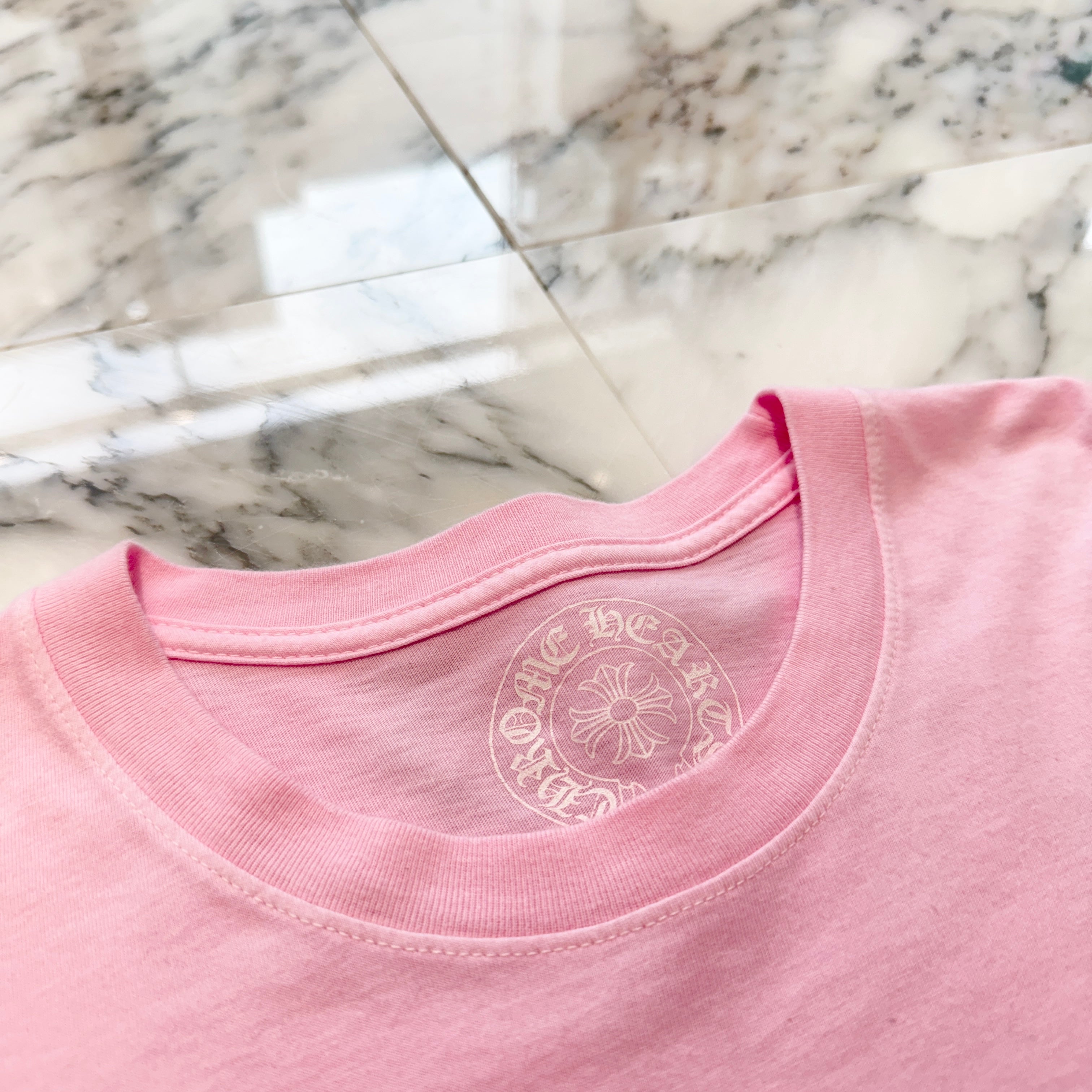 CHROME HEARTS Hong Kong Limited Floral Cross Horseshoe Long Sleeve Tee Size XL クロムハーツ 香港限定 フローラルクロス ホースシュー ロングスリーブTシャツ サイズXL