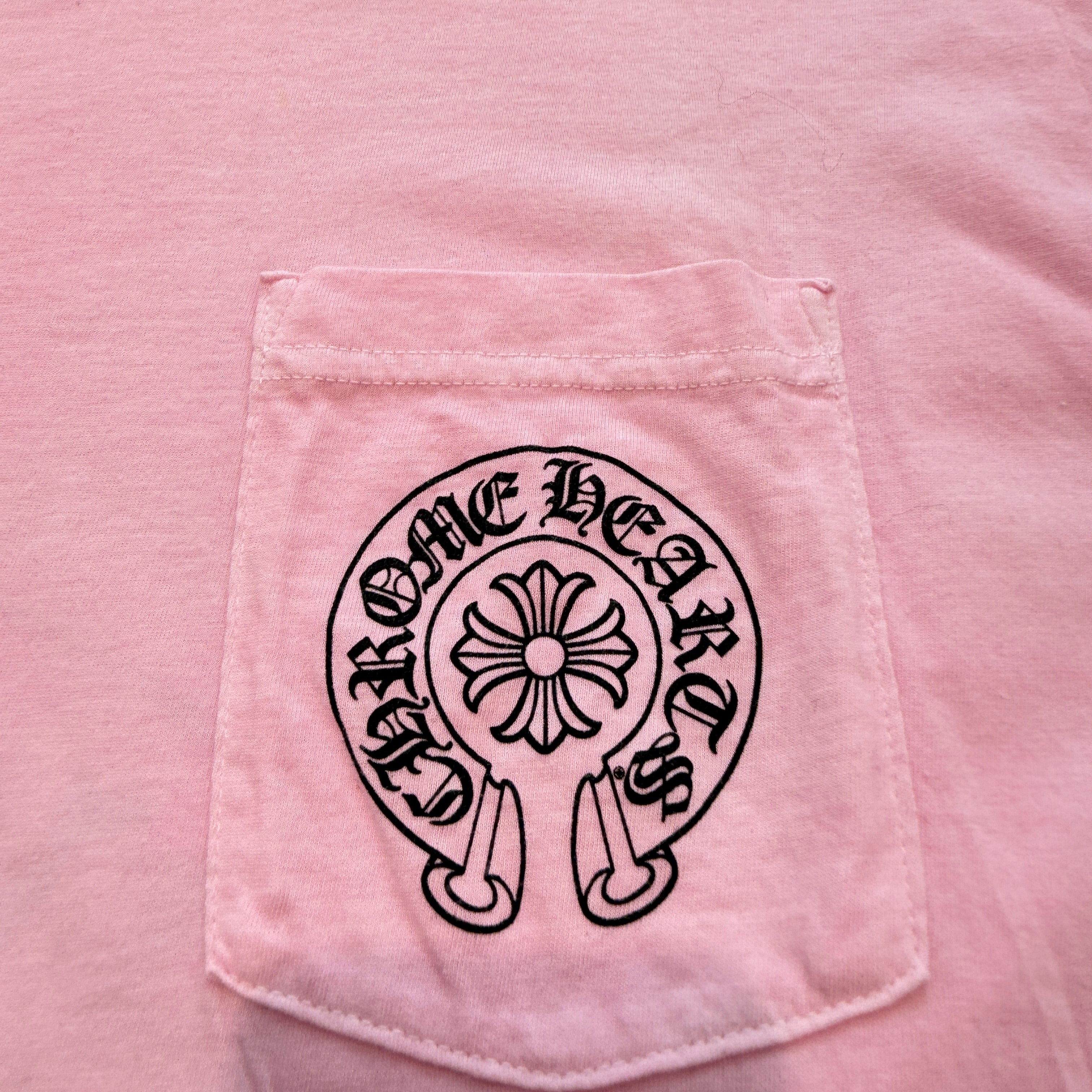 CHROME HEARTS Hong Kong Limited Floral Cross Horseshoe Long Sleeve Tee Size XL クロムハーツ 香港限定 フローラルクロス ホースシュー ロングスリーブTシャツ サイズXL