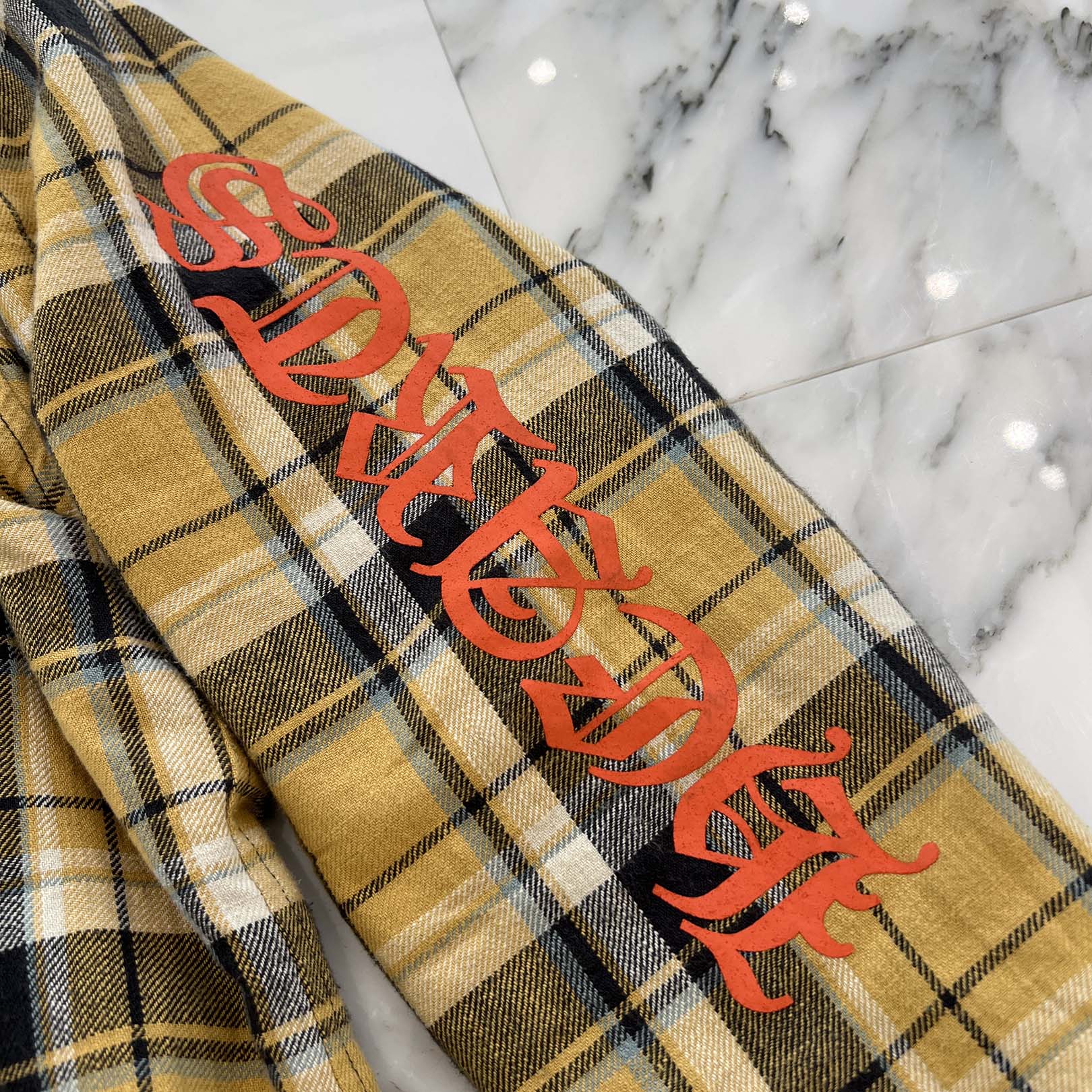 CHROME HEARTS Y NOT WORK DOG Flannel Check Shirt Jacket Size L クロムハーツ ワイノット ワークドッグ フランネル チェック シャツジャケット サイズL