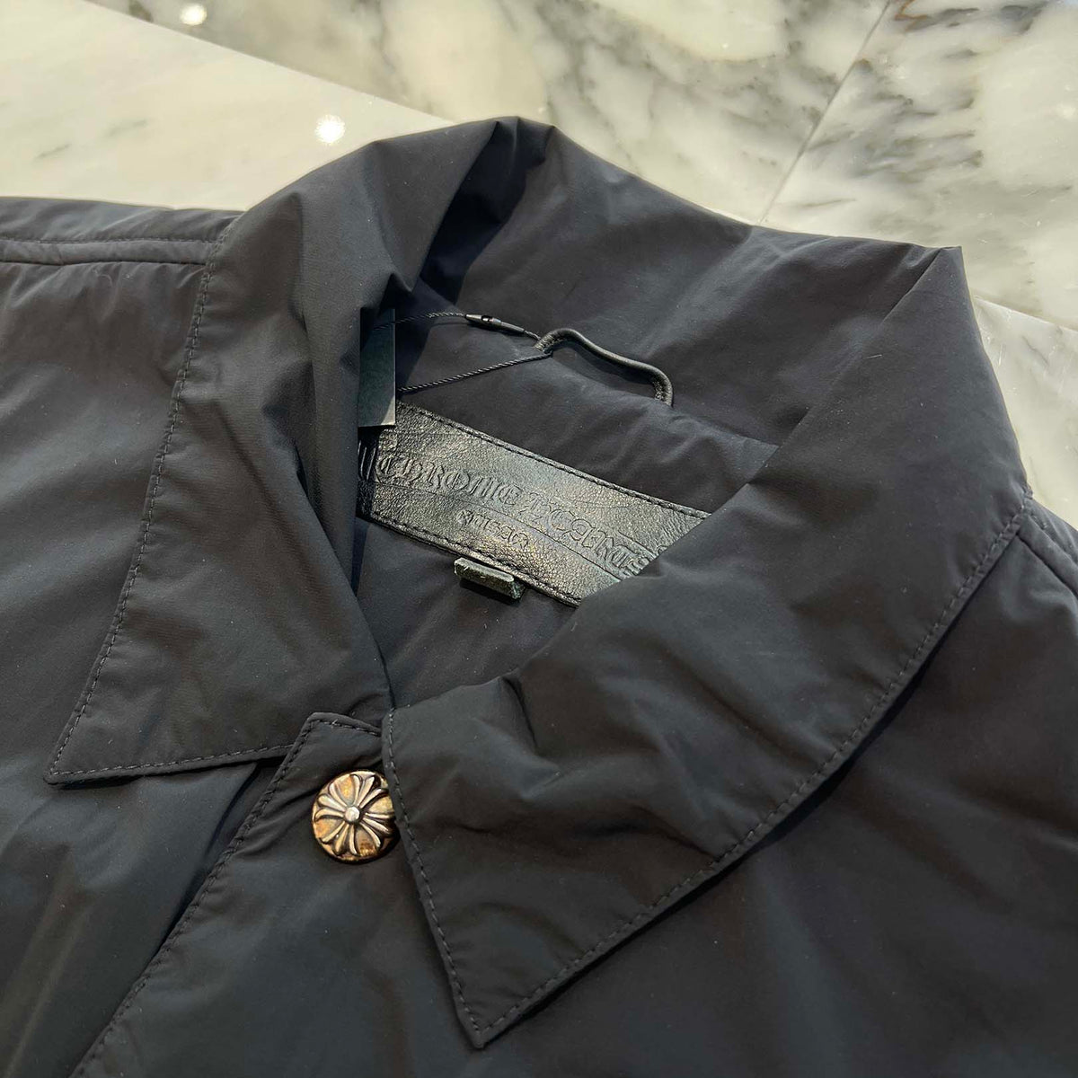 Coach Riggins Blake CHROME HEARTS RIGGINS Nylon Coach Jacket Size XL クロムハーツ リギンズ ナイロン コーチジ ...