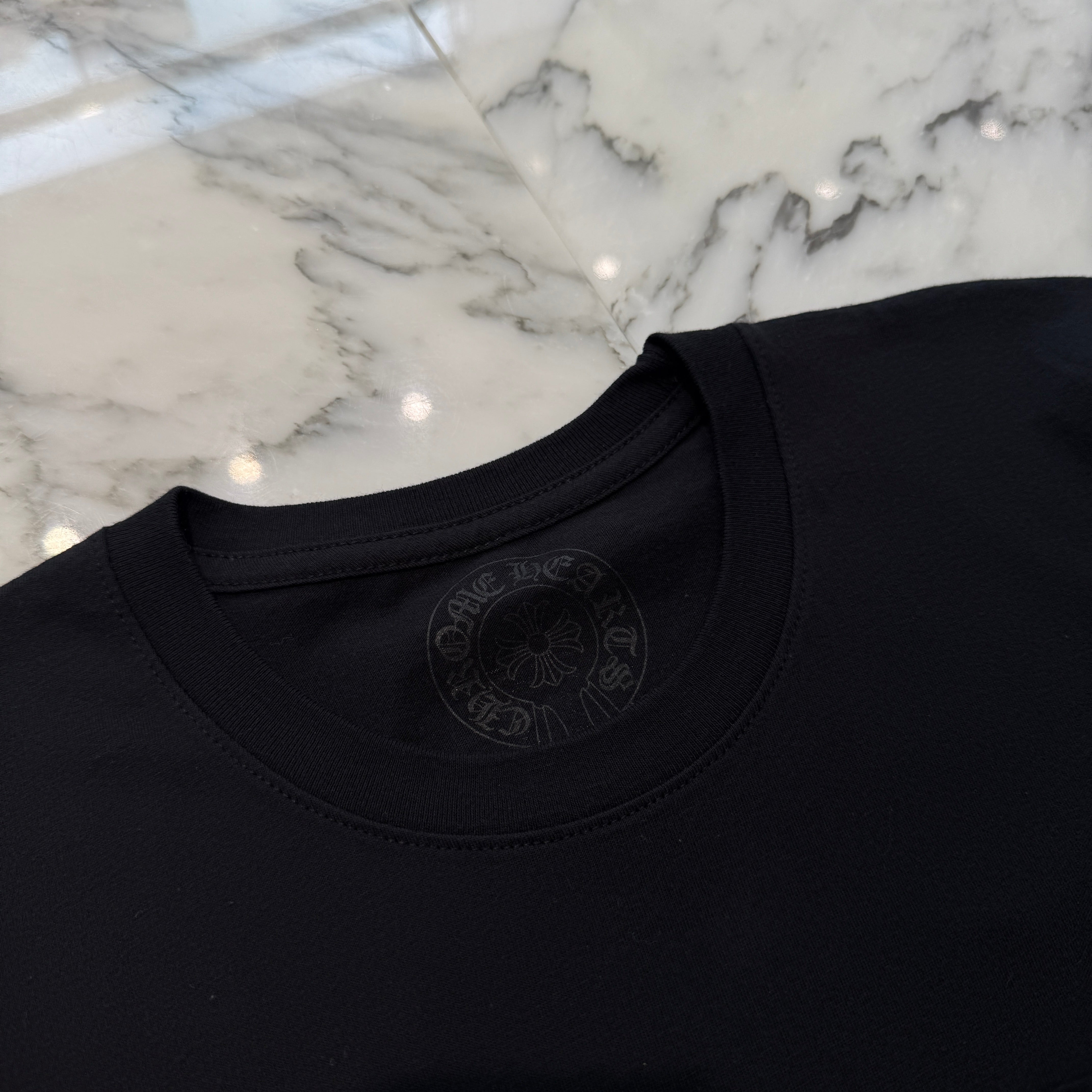 CHROME HEARTS Pink Made in Hollywood Vertical Logo Tee Size M クロムハーツ ピンク メイドインハリウッド ヴァーティカルロゴ Tシャツ サイズM