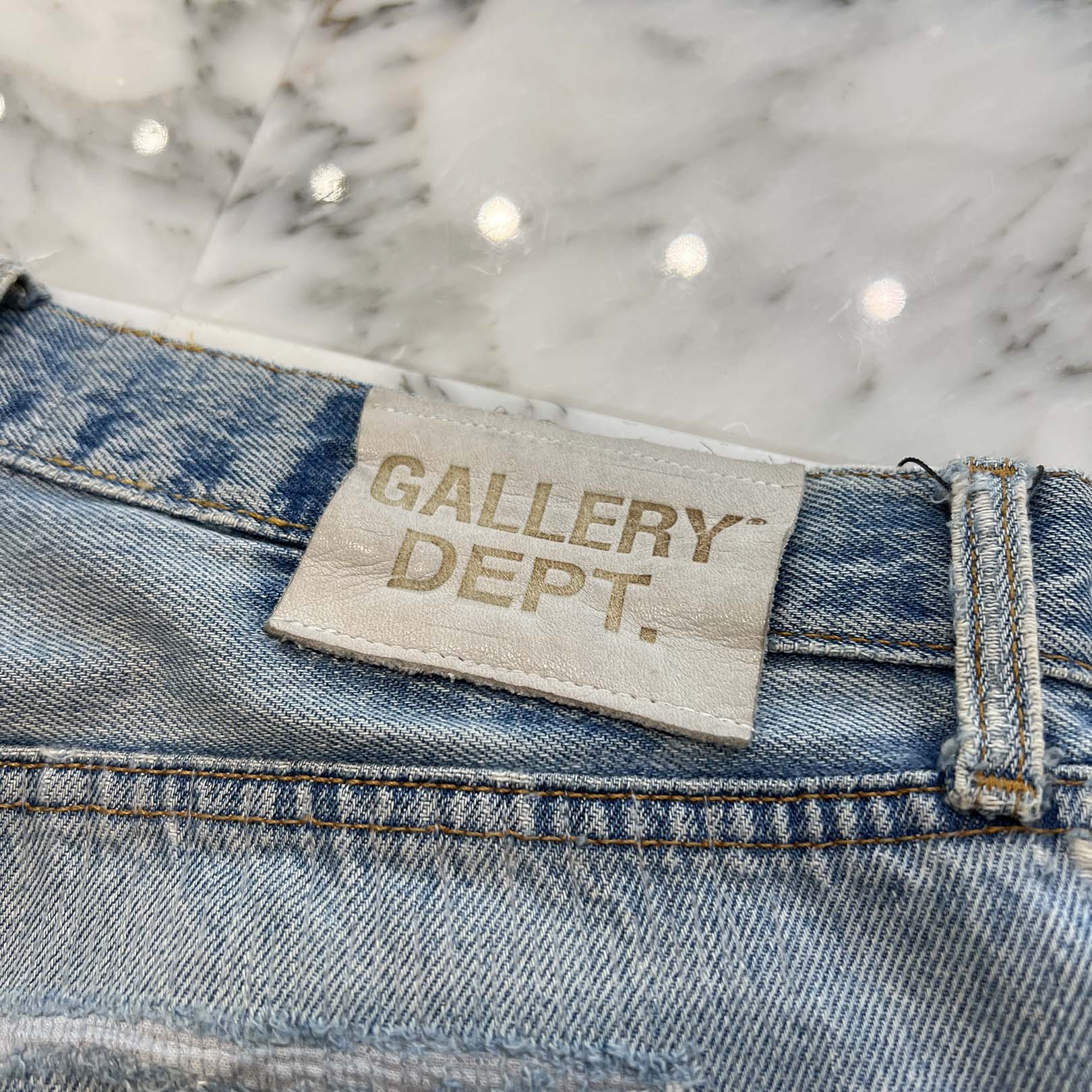 CHROME HEARTS × GALLERY DEPT. Levi's Body VNTG Leather Cross Patch Jeans Size 29 クロムハーツ × ギャラリーデプト リーバイスボディ ヴィンテージ レザークロスパッチ ジーンズ サイズ29