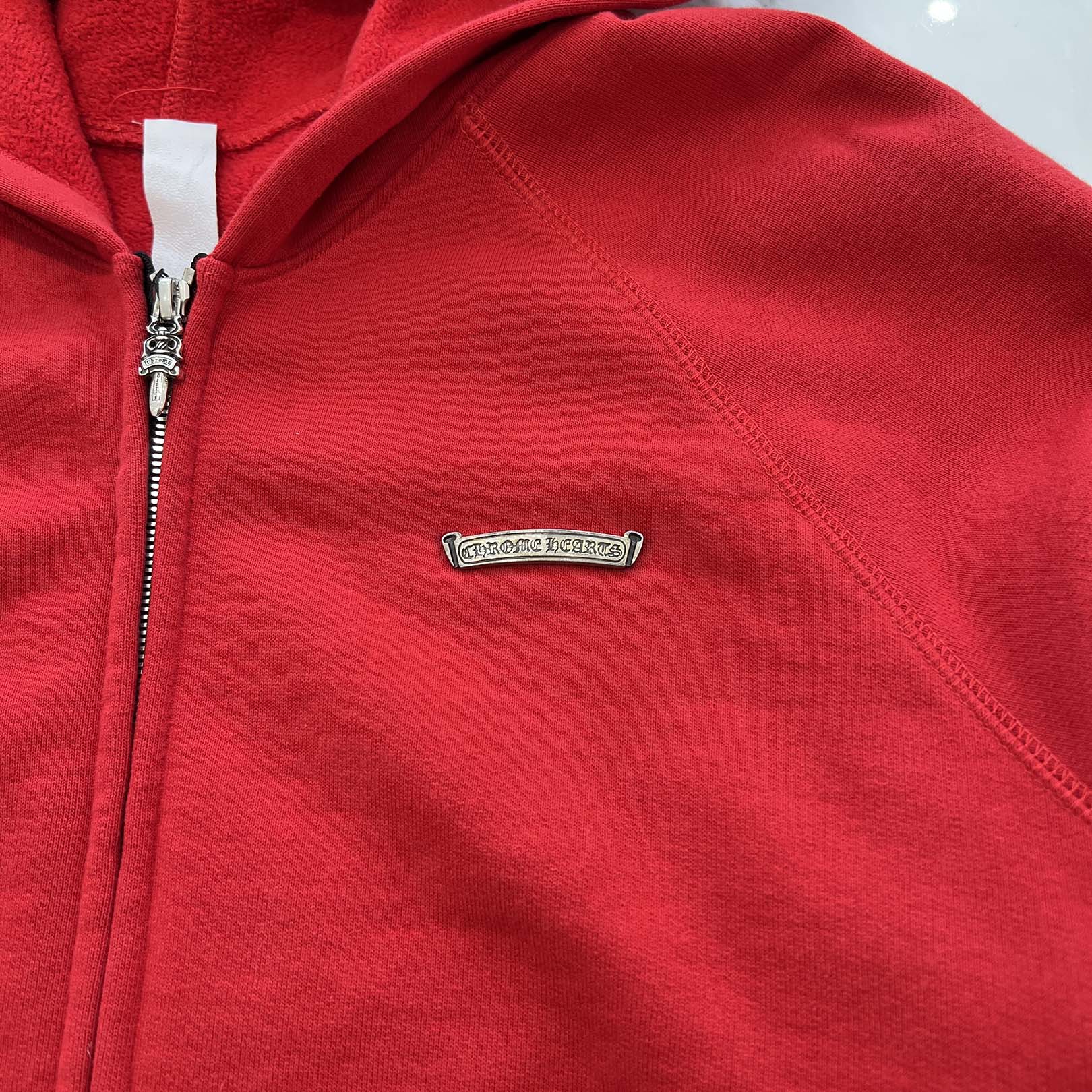 CHROME HEARTS King Taco 3 Cemetery Cross Embroidery Zip Up Hoodie Size XL クロムハーツ キングタコ 3セメタリークロス刺繍 ジップアップフーディー サイズXL